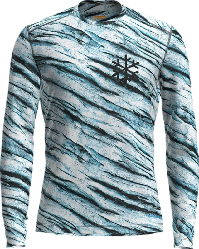 Merino 200 Oasis Protect Our Winters AOP Long Sleeve Crewe Base Layer Top - Men's|-|Couche de base à manches longues en mérinos 200 Oasis Protect Our Winters AOP - Homme sold by Altitude Sports