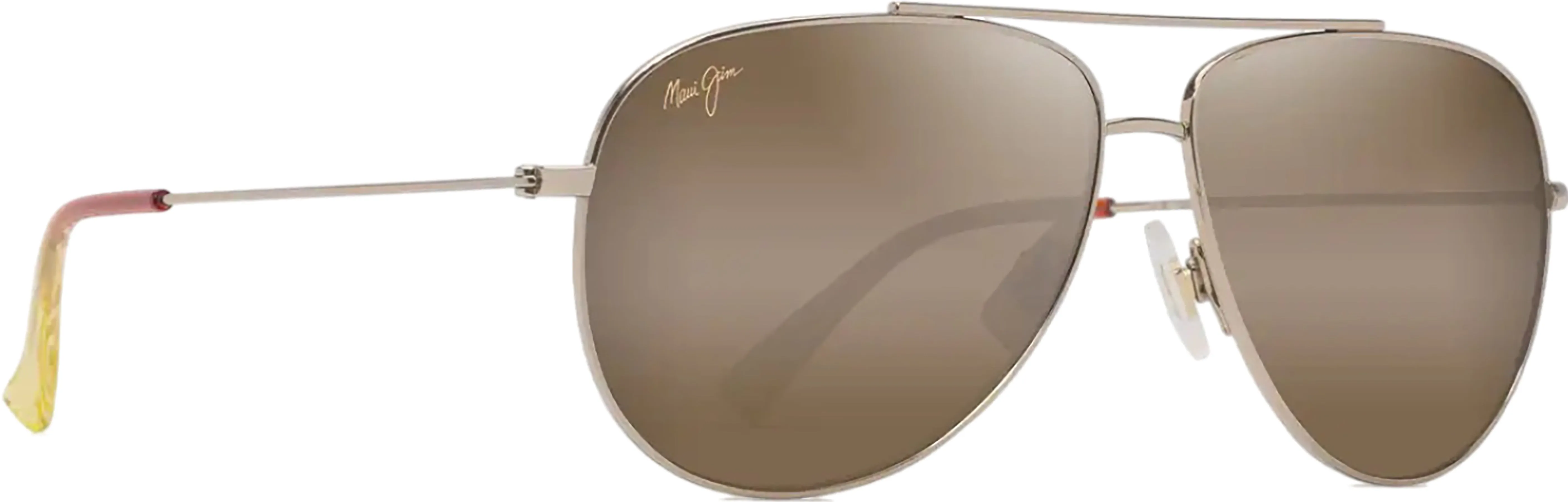 Hau‘Oli Sunglasses - Shiny Light Gold with Crystal - Neutral Grey Lens|-|Lunettes de soleil Hau‘Oli - Shiny Light Gold with Crystal - Verres Neutral Grey sold by Altitude Sports product image thumbnail 4