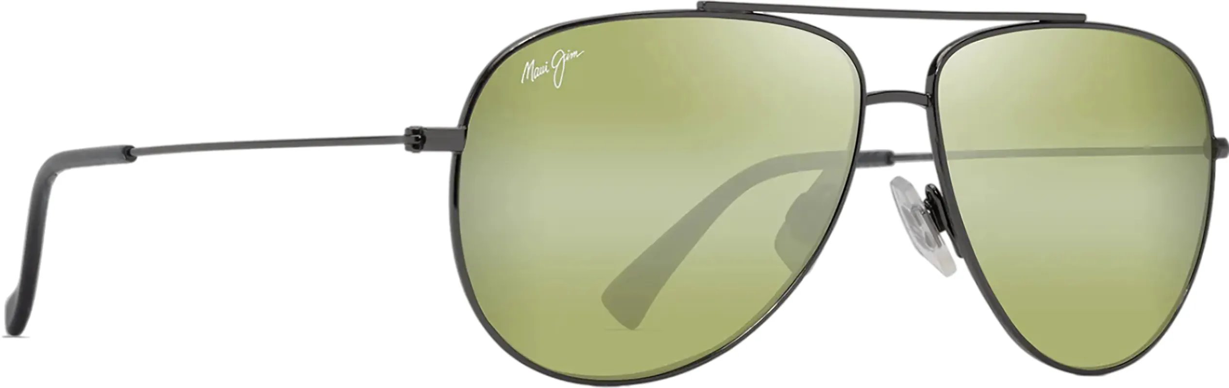 Hau‘Oli Sunglasses - Shiny Light Gold with Crystal - Neutral Grey Lens|-|Lunettes de soleil Hau‘Oli - Shiny Light Gold with Crystal - Verres Neutral Grey sold by Altitude Sports