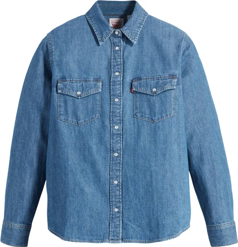 Essential Western Denim Shirt - Women's|-|Chemise en denim Western Essential - Femme sold by Altitude Sports
