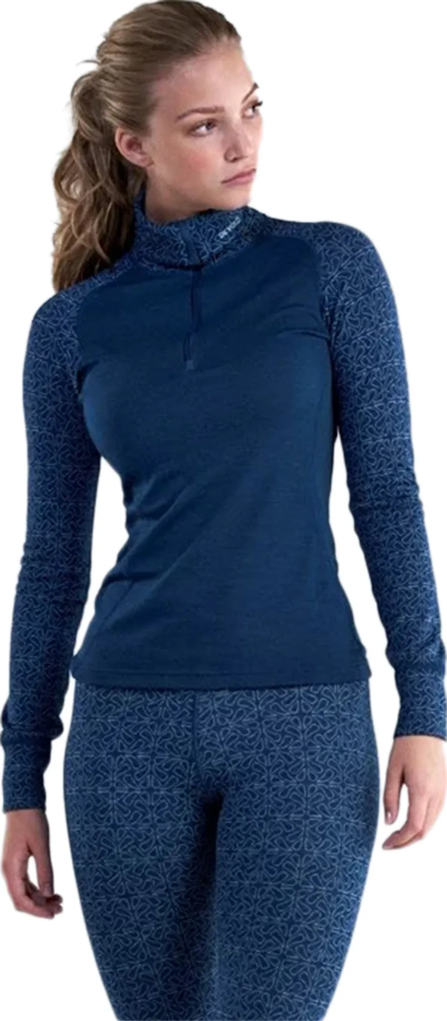 Duo Active Merino 205 Zip Neck Long Sleeve T-Shirt - Women's|-|Couche de base à manches longues et col glissière Duo Active Merino 205 - Femme sold by Altitude Sports product image thumbnail 2
