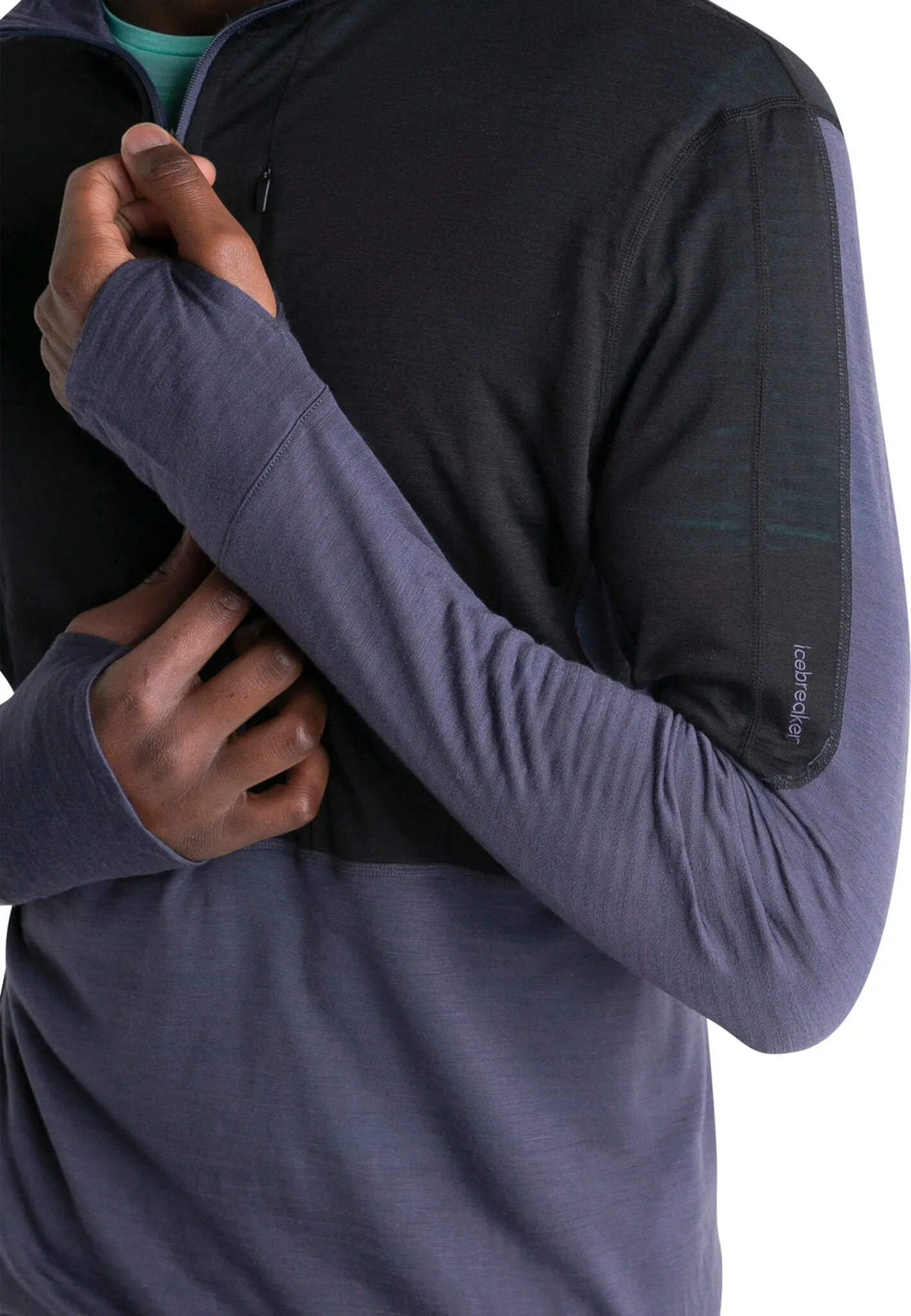 200 RealFleece Descender Merino Blend Long Sleeve Half Zip Top - Men's|-|Haut à demi-glissière à manches longues en mélange de mérinos 200 RealFleece Descender - Homme sold by Altitude Sports product image thumbnail 5