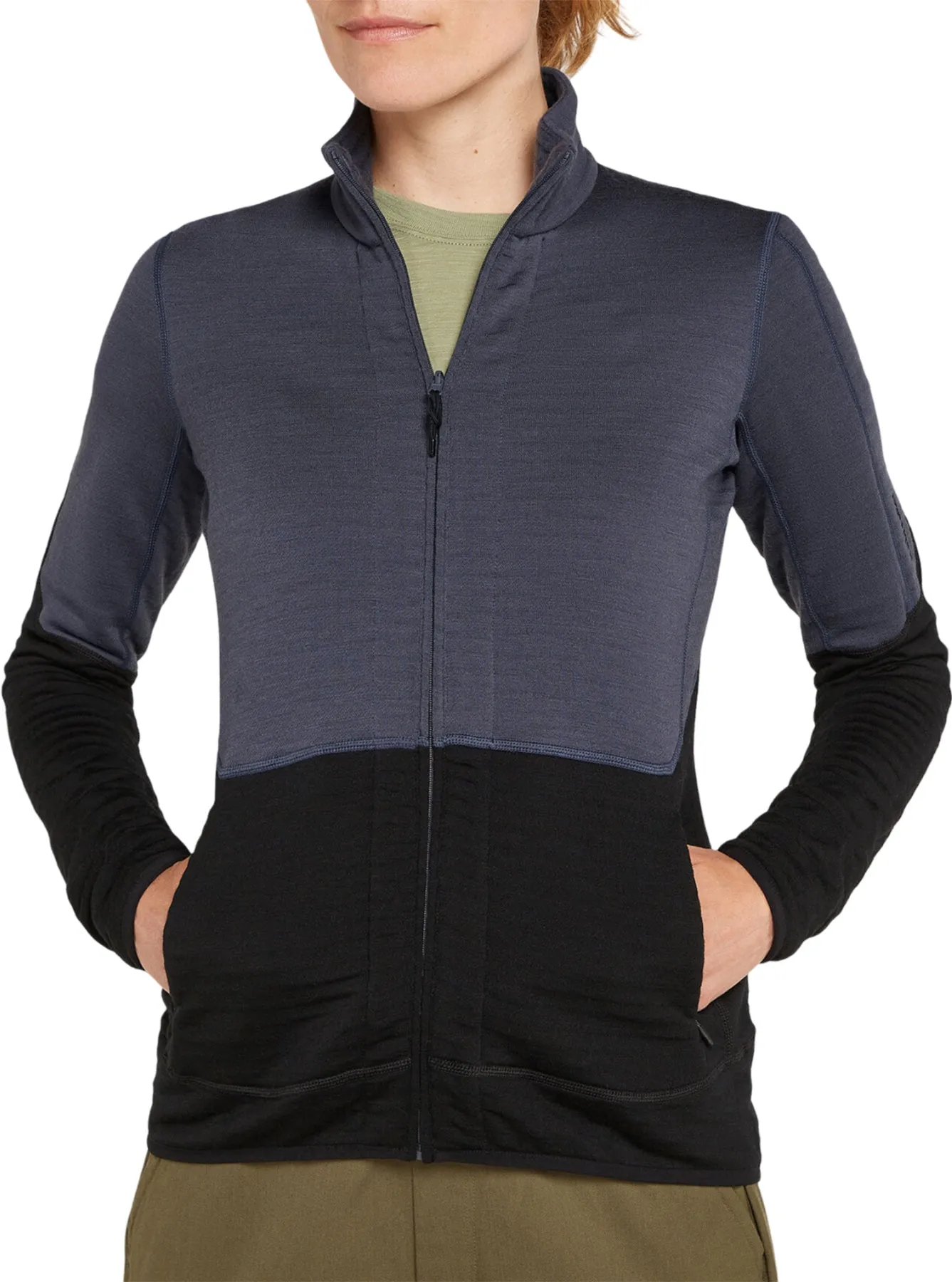 Merino 400 RealFleece Descender Long Sleeve Zip Jacket - Women's|-|Manteau à manches longues et glissière en mérinos 400 RealFleece Descender - Femme sold by Altitude Sports product image thumbnail 5