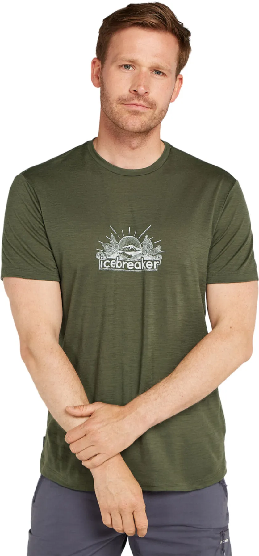 Merino 150 Tech Lite III IB Grown Naturally Short Sleeve T-Shirt - Men's|-|T-shirt à manches courtes IB Grown Naturally Merino 150 Tech Lite III - Homme sold by Altitude Sports