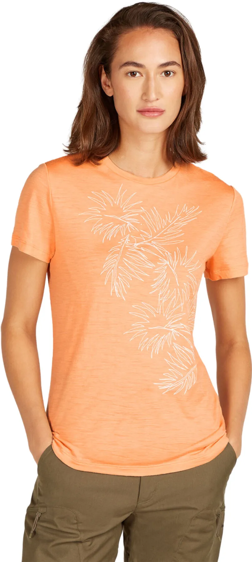 Merino 150 Tech Lite Winter Floral Short Sleeve T-Shirt - Women's|-|T-shirt à manches courtes en mérinos 150 Tech Lite Winter Floral - Femme sold by Altitude Sports