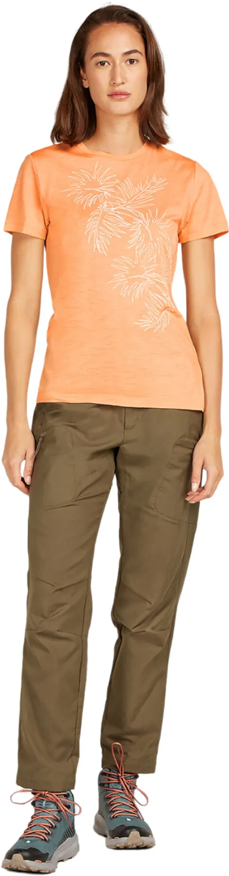 Merino 150 Tech Lite Winter Floral Short Sleeve T-Shirt - Women's|-|T-shirt à manches courtes en mérinos 150 Tech Lite Winter Floral - Femme sold by Altitude Sports product image thumbnail 3