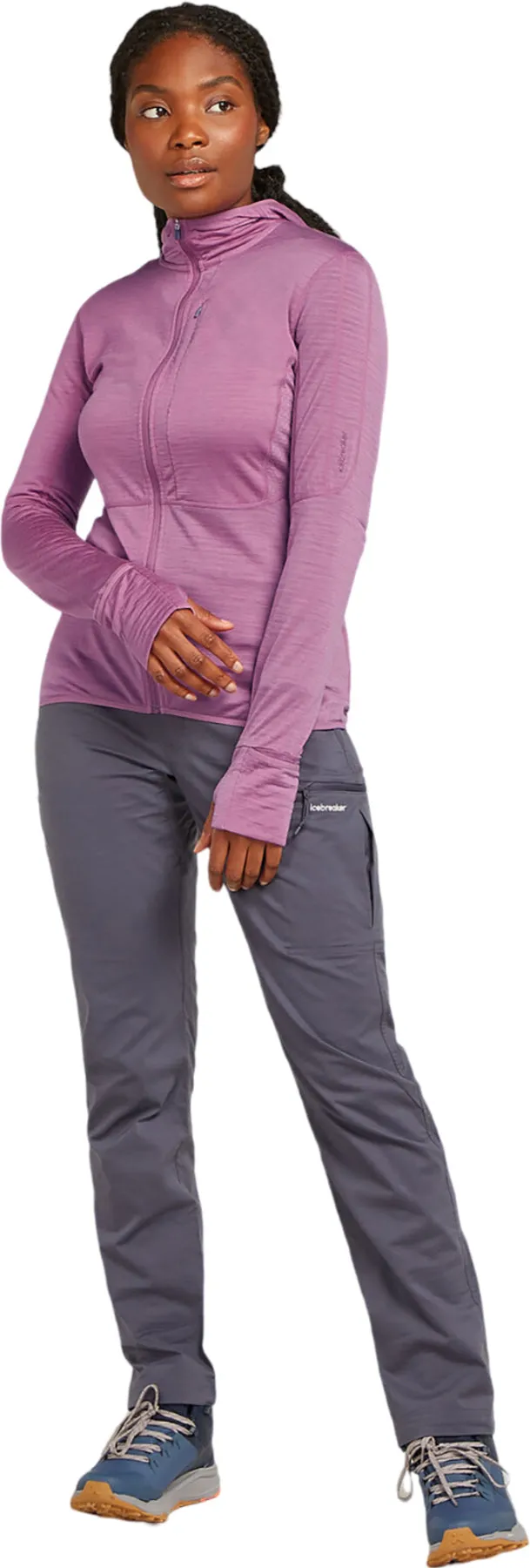 200 RealFleece Descender Merino Blend Long Sleeve Zip Hoodie - Women's|-|Women Merino 200 Realfleece™ Descender Long Sleeve Zip Hoodie sold by Altitude Sports product image thumbnail 3
