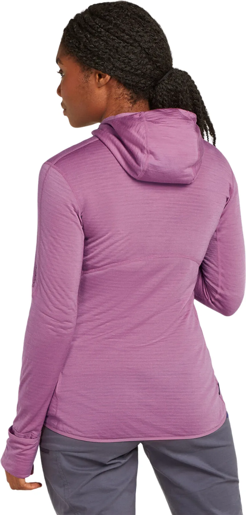 200 RealFleece Descender Merino Blend Long Sleeve Zip Hoodie - Women's|-|Women Merino 200 Realfleece™ Descender Long Sleeve Zip Hoodie sold by Altitude Sports product image thumbnail 2