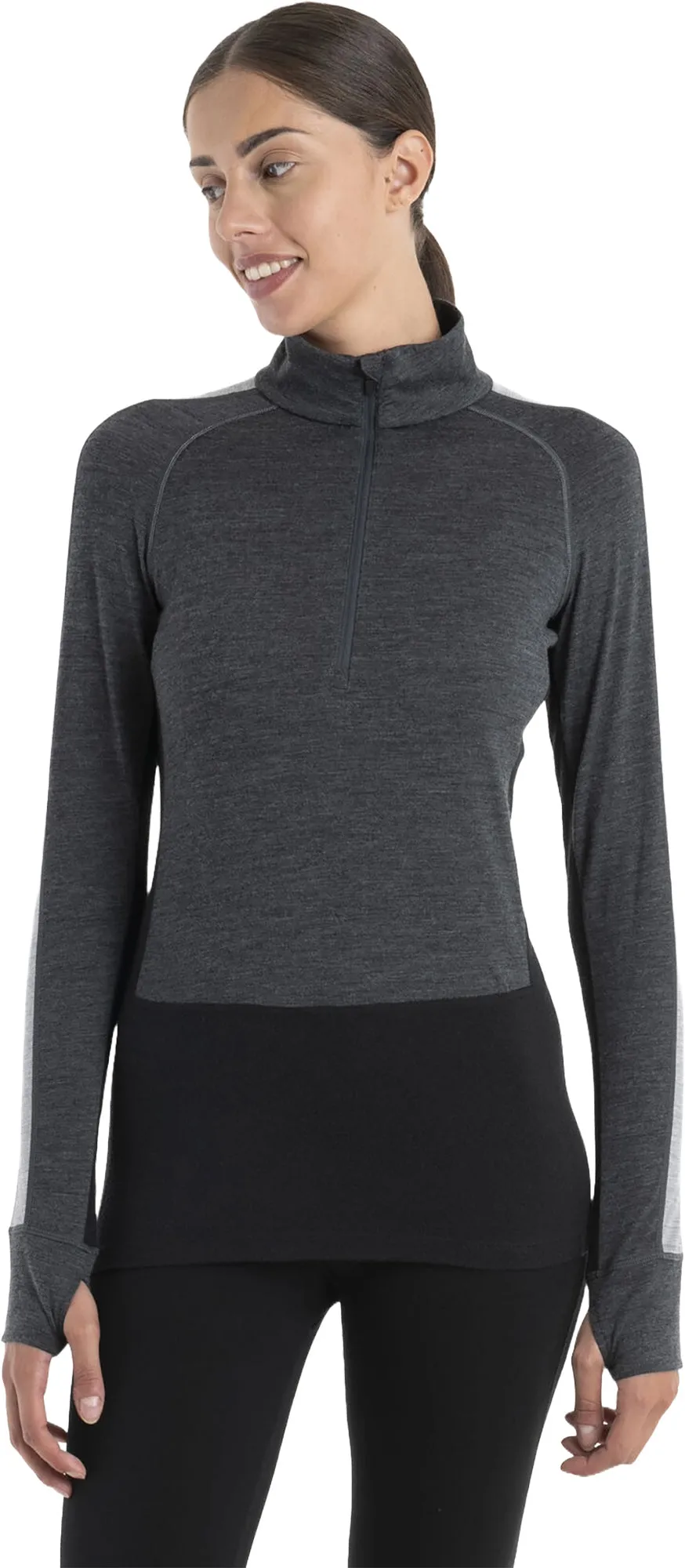 Merino 200 Zoneknit Long Sleeve Half Zip Thermal Top - Women's|-|Haut thermique à manches longues et demi-glissière Mérino 200 Zoneknit - Femme sold by Altitude Sports