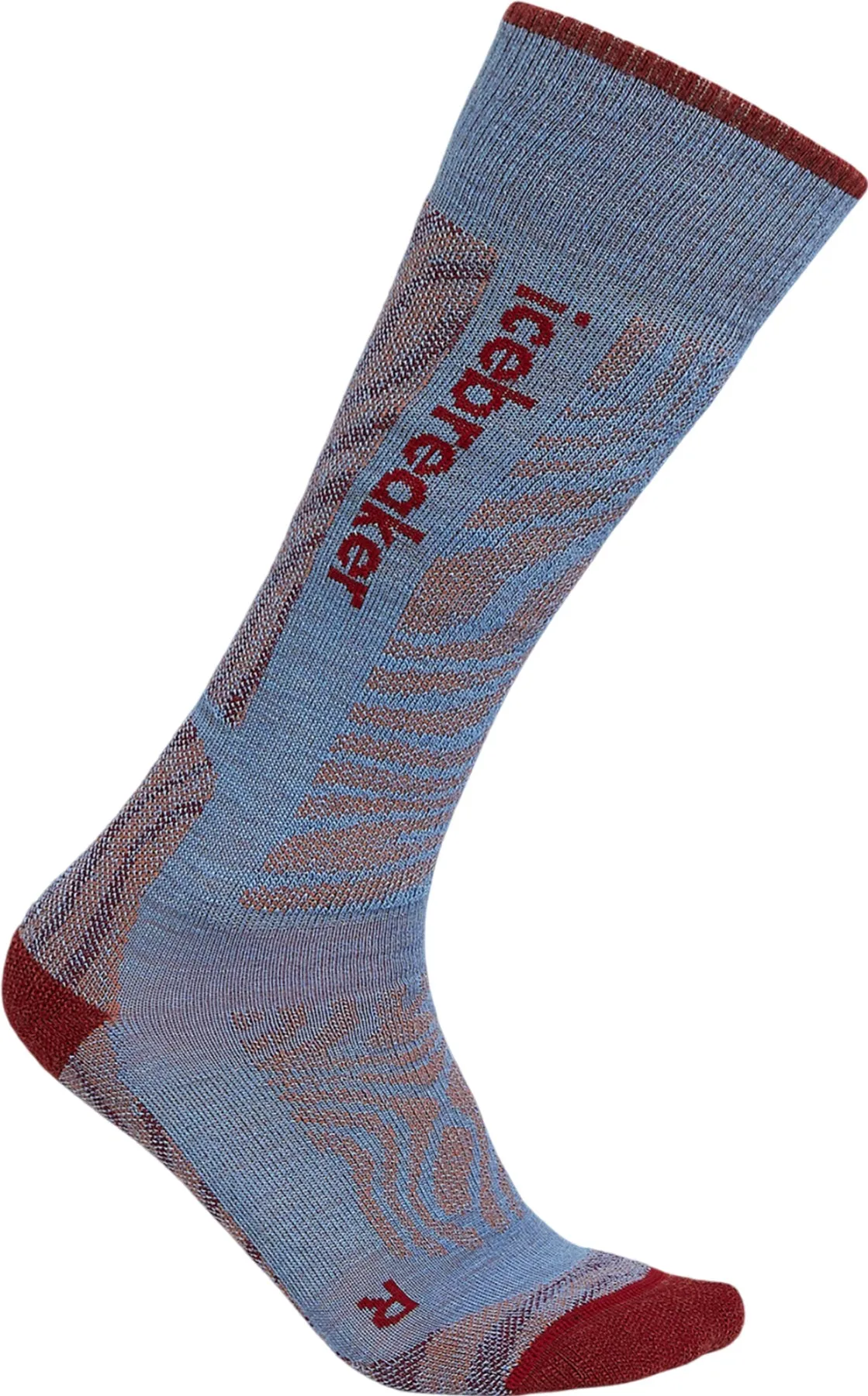 Ski+ Mountain Contour Merino Blend Medium Over The Calf Socks - Women's|-|Chaussettes sous-genou en mélange de mérinos Ski+ Medium Mountain Contour - Femme sold by Altitude Sports