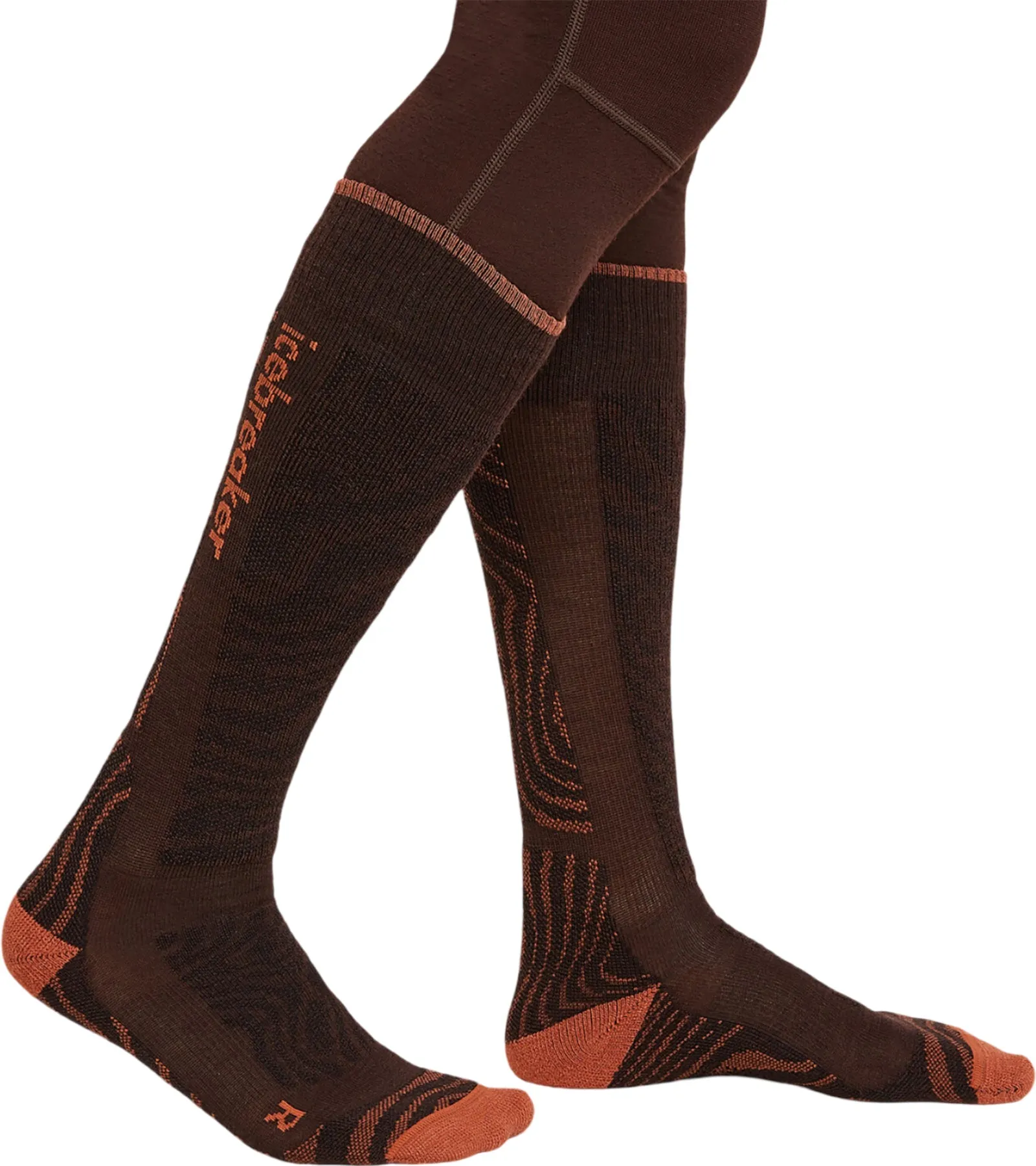 Ski+ Mountain Contour Merino Blend Medium Over The Calf Socks - Women's|-|Chaussettes sous-genou en mélange de mérinos Ski+ Medium Mountain Contour - Femme sold by Altitude Sports product image thumbnail 4