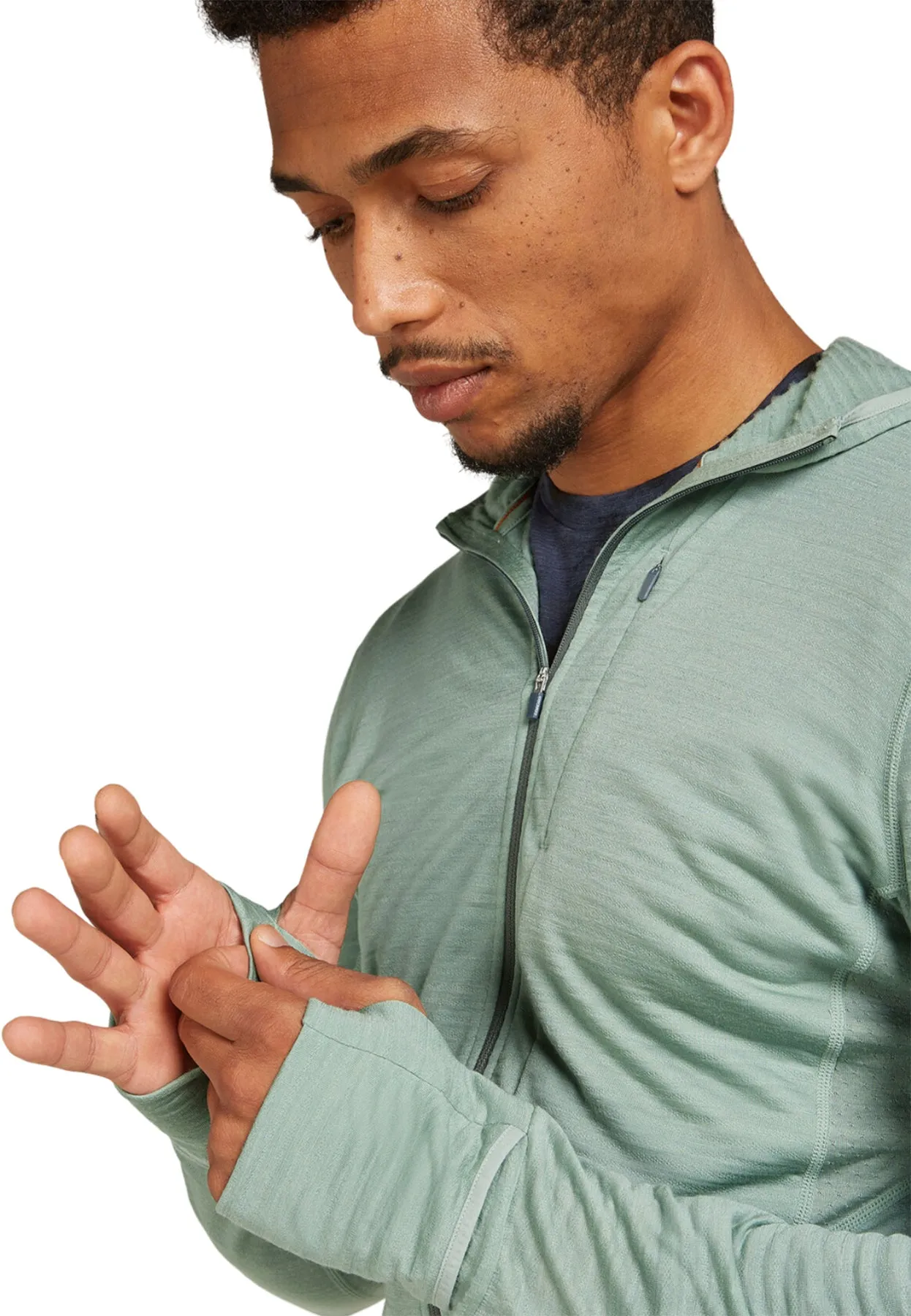 200 RealFleece Descender Merino Blend Long Sleeve Zip Hoodie - Men's|-|Haut à capuche manches longues et glissière 200 RealFleece Descender en mélange de mérinos - Homme sold by Altitude Sports product image thumbnail 5