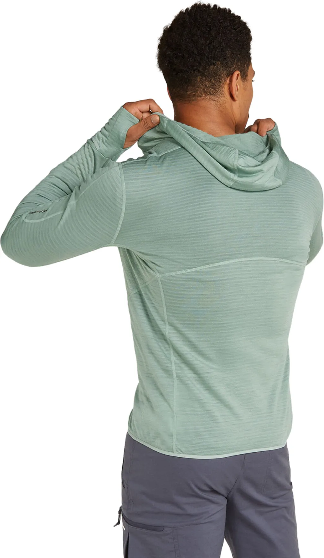 200 RealFleece Descender Merino Blend Long Sleeve Zip Hoodie - Men's|-|Haut à capuche manches longues et glissière 200 RealFleece Descender en mélange de mérinos - Homme sold by Altitude Sports product image thumbnail 2
