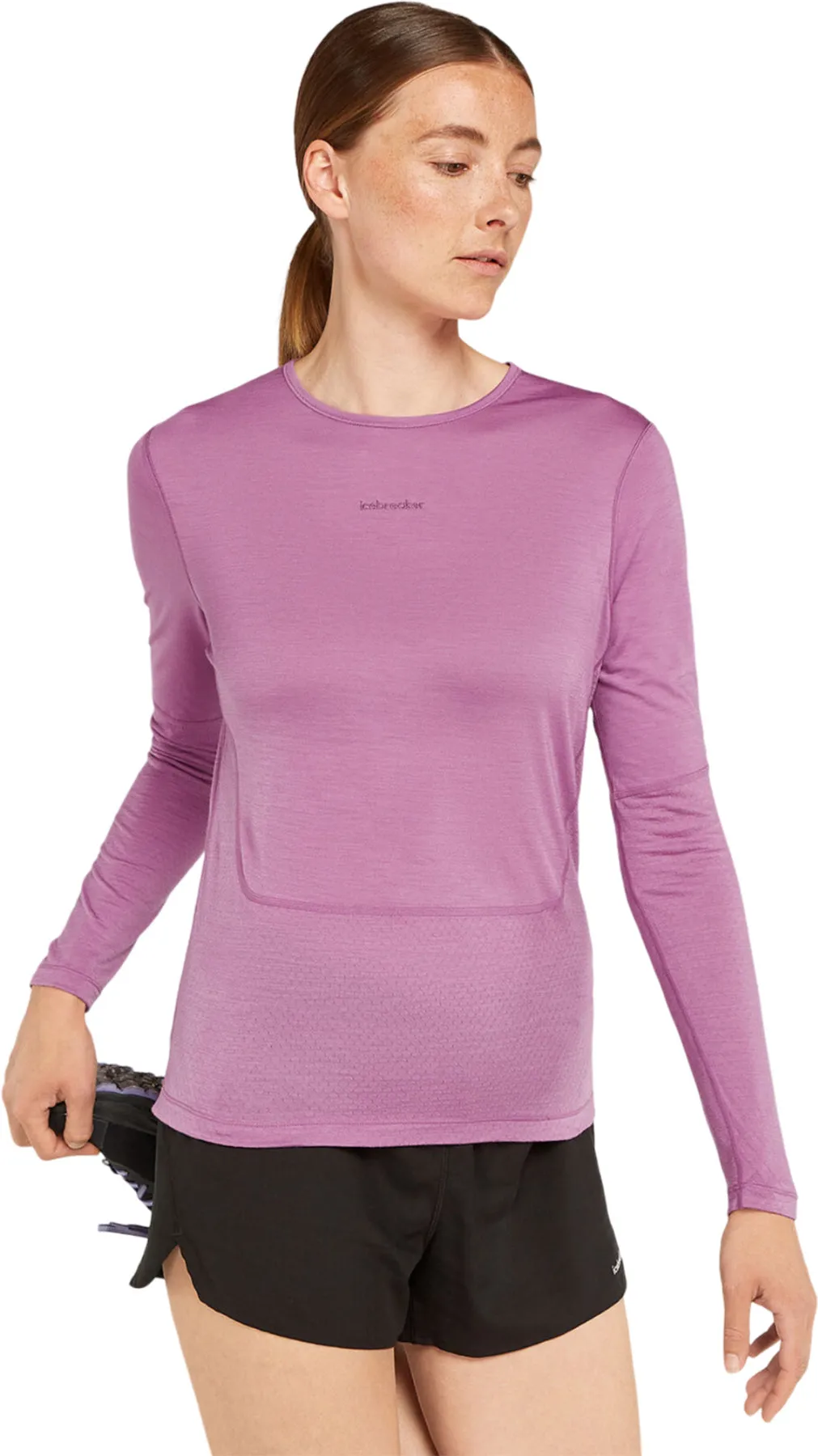 125 ZoneKnit Energy Wind Merino Blend Long Sleeve T-Shirt - Women's|-|T-shirt à manches longues en mélange de mérinos 125 ZoneKnit Energy Wind - Femme sold by Altitude Sports product image thumbnail 4
