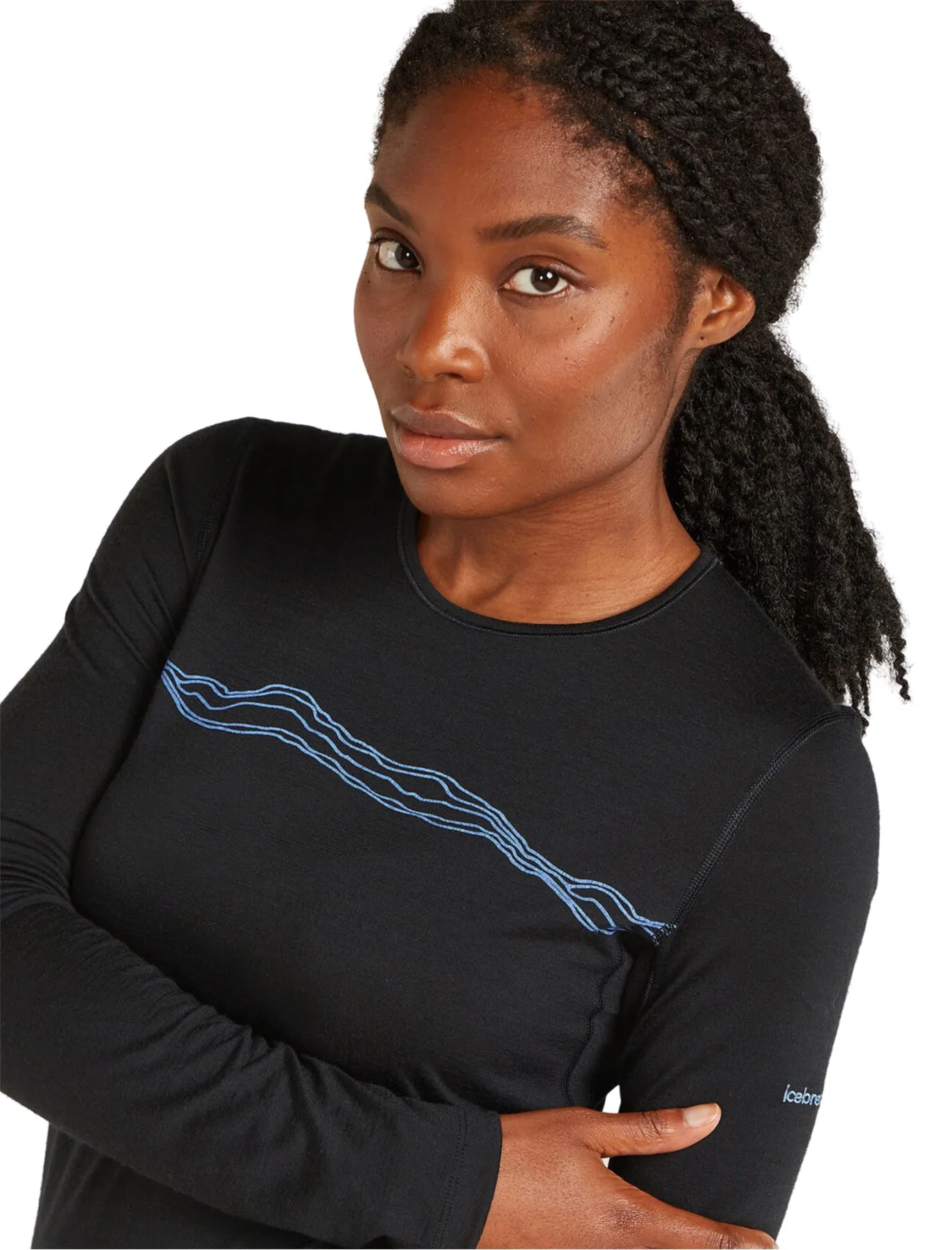 Merino 200 Oasis Mountain Pulse Long Sleeve Crewe Thermal Top - Women's|-|Haut thermique à manches longues et col rond en mérinos 200 Oasis Mountain Pulse - Femme sold by Altitude Sports product image thumbnail 4