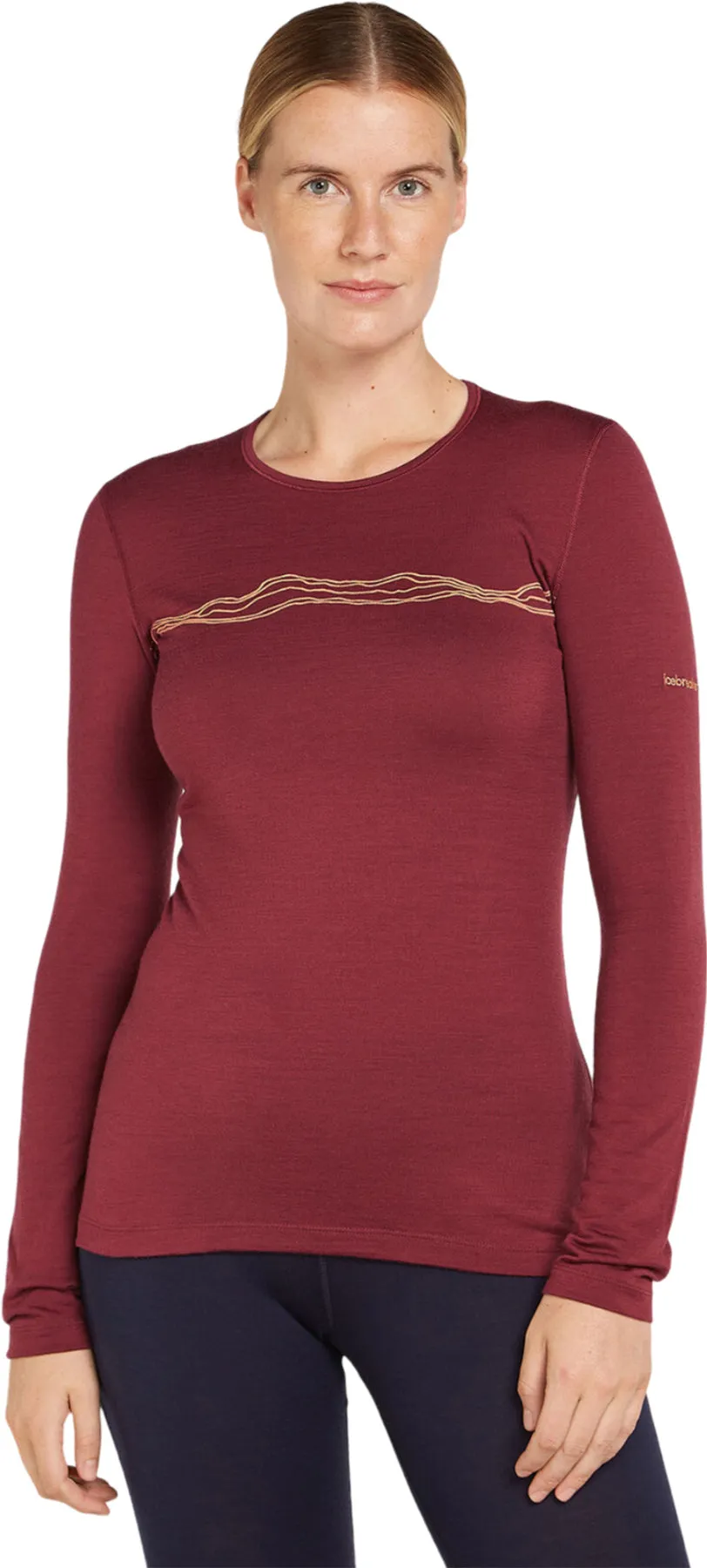 Merino 200 Oasis Mountain Pulse Long Sleeve Crewe Thermal Top - Women's|-|Haut thermique à manches longues et col rond en mérinos 200 Oasis Mountain Pulse - Femme sold by Altitude Sports product image thumbnail 5