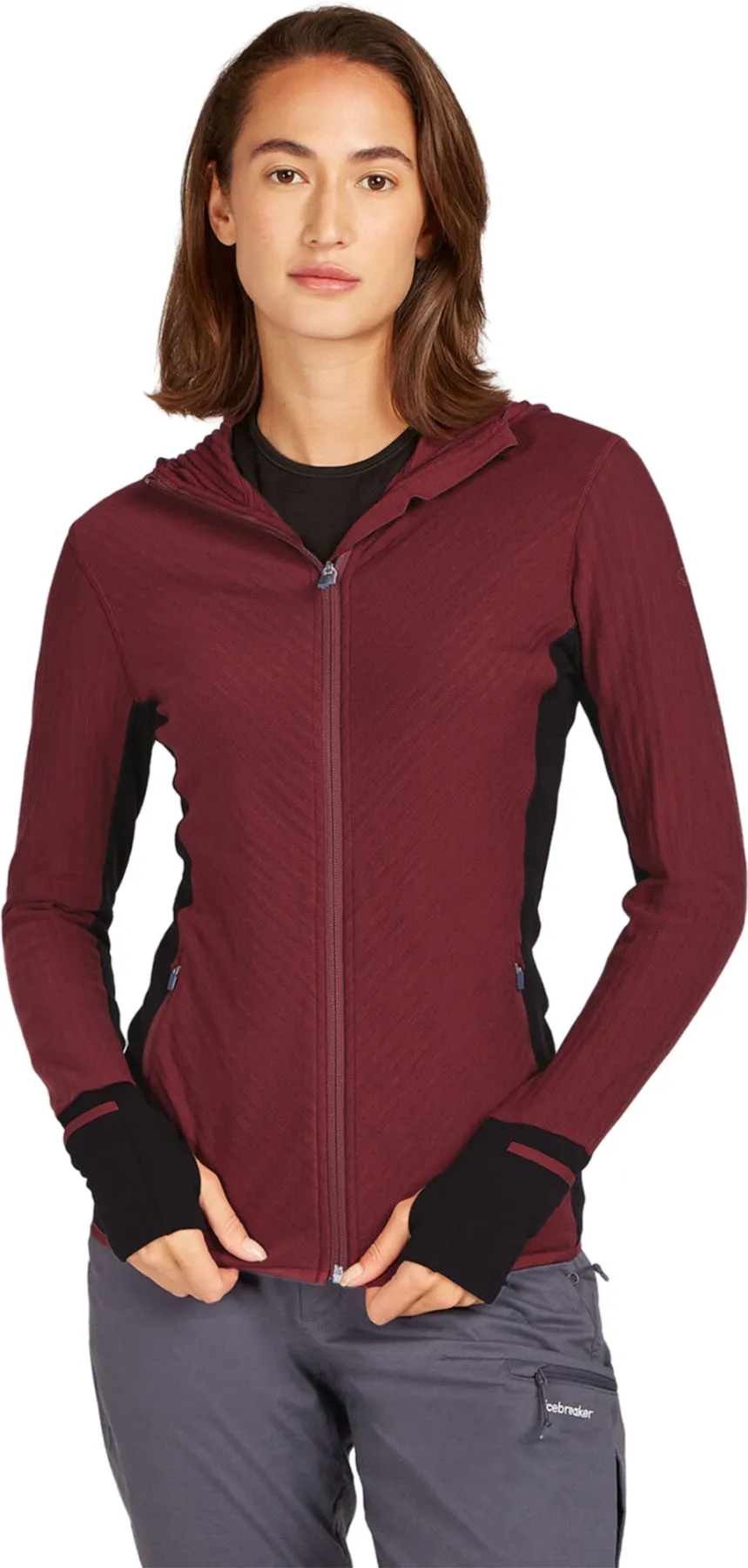 Descender Long Sleeve Zip Hoodie - Women's|-|Chandail à capuchon zippé à manches longues Descender - Femme sold by Altitude Sports product image thumbnail 5