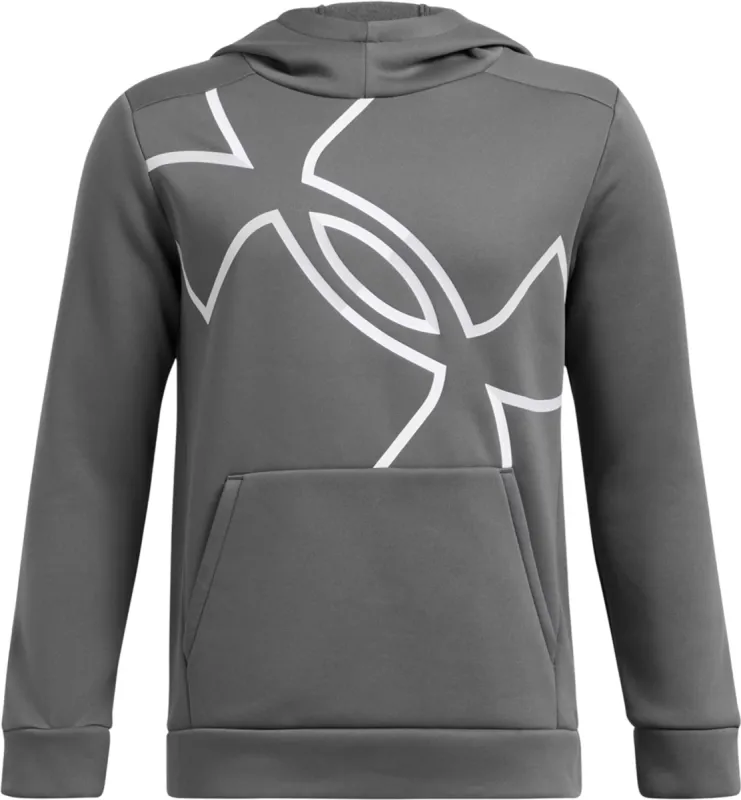 Armour Fleece Mega Logo Hoodie - Boys|-|Chandail à capuchon Armour Fleece Mega Logo - Garçon sold by Altitude Sports