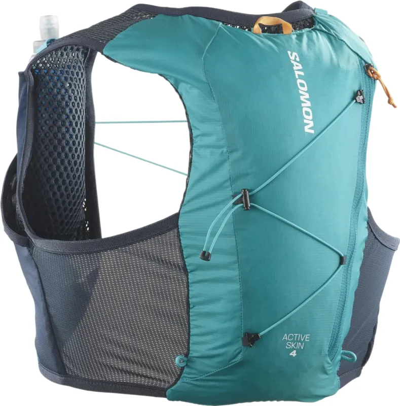 Active Skin Running Vest with Flasks 4L|-|Veste de course avec flasques Active Skin 4L made by Salomon