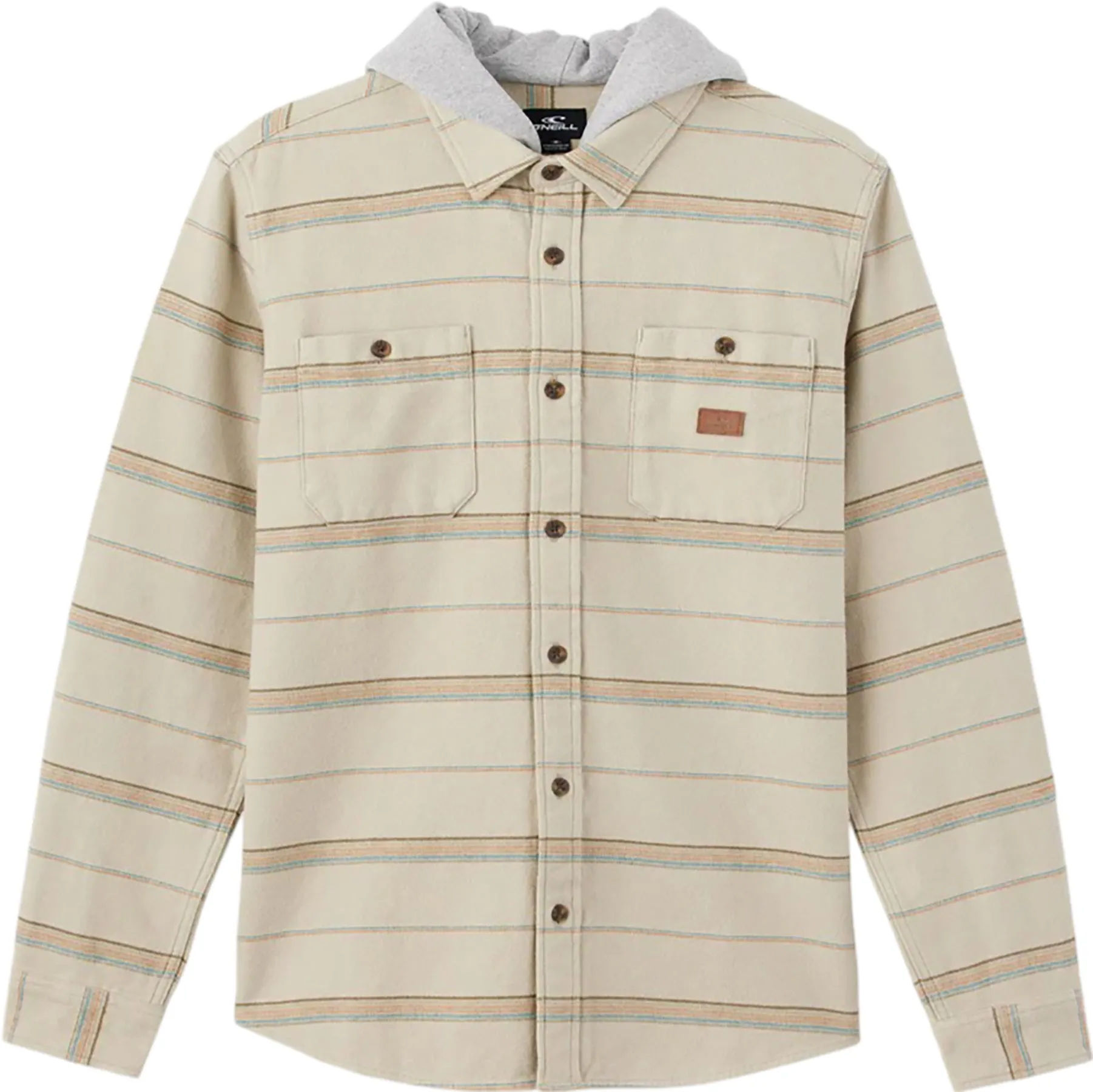 Landmarked Stripe Hooded Flannel Shirt - Men's|-|Chemise à capuchon en flanelle à rayures Landmarked - Homme sold by Altitude Sports