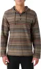 Bavaro Stripe Poncho Fleece Hoodie - Men's|-|Chandail à capuchon en molleton style poncho à rayures Bavaro - Homme sold by Altitude Sports