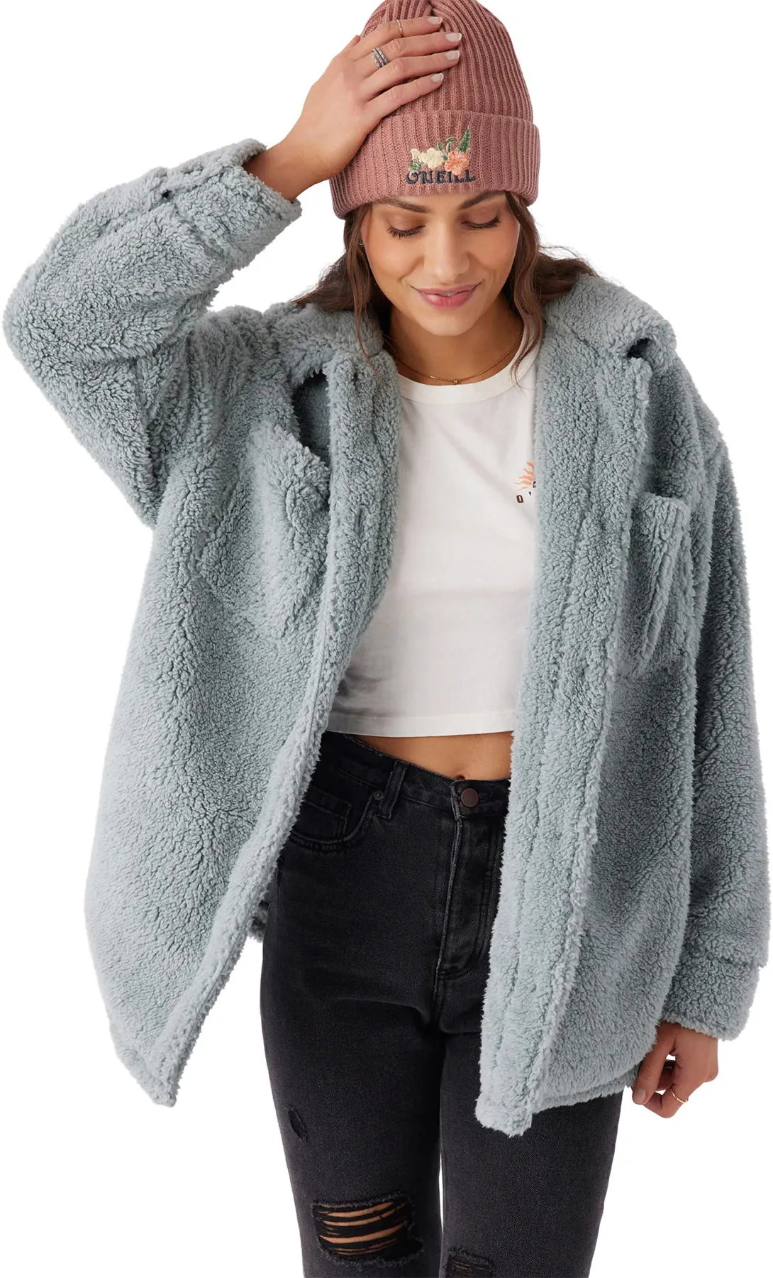 Heath Solid Oversized Fleece Jacket - Women's|-|Manteau en molleton surdimensionnée unie Heath - Femme sold by Altitude Sports product image thumbnail 3