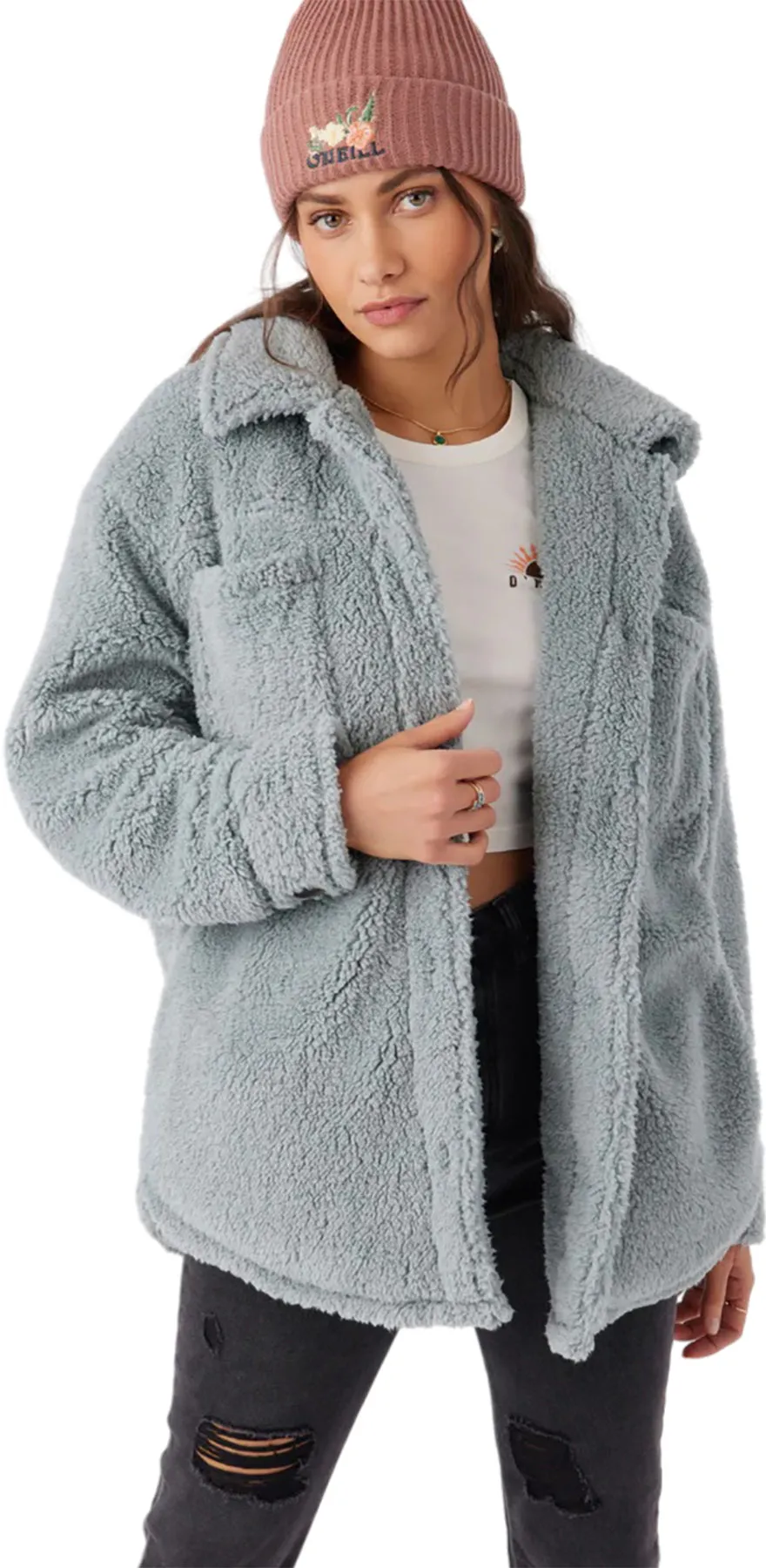 Heath Solid Oversized Fleece Jacket - Women's|-|Manteau en molleton surdimensionnée unie Heath - Femme sold by Altitude Sports
