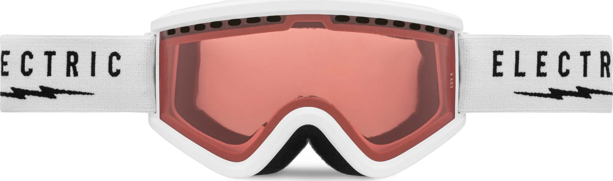 EGV.K Goggles - Matte White - Rose Lens - Youth|-|Lunettes de ski EGV.K - Blanc mat - Lentille Rose - Jeune sold by Altitude Sports product image thumbnail 3
