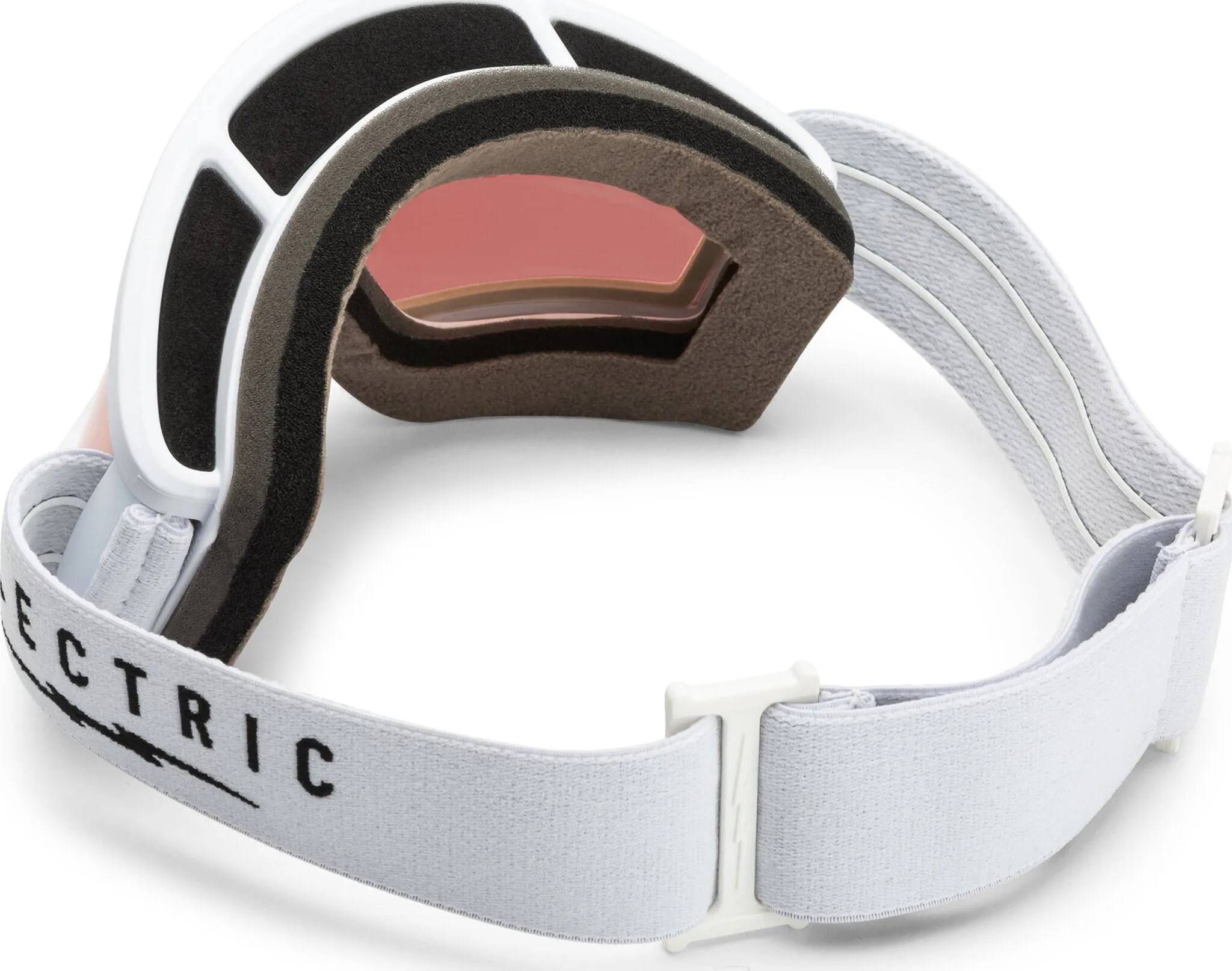 EGV.K Goggles - Matte White - Rose Lens - Youth|-|Lunettes de ski EGV.K - Blanc mat - Lentille Rose - Jeune sold by Altitude Sports product image thumbnail 2