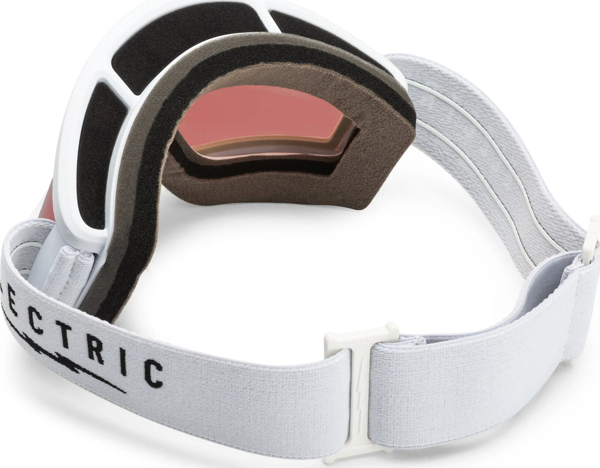 EGV Goggles - Matte White - Rose Lens|-|Lunettes de ski EGV - Blanc mat - Lentille rose sold by Altitude Sports product image thumbnail 2