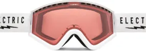 EGV Goggles - Matte White - Rose Lens|-|Lunettes de ski EGV - Blanc mat - Lentille rose sold by Altitude Sports