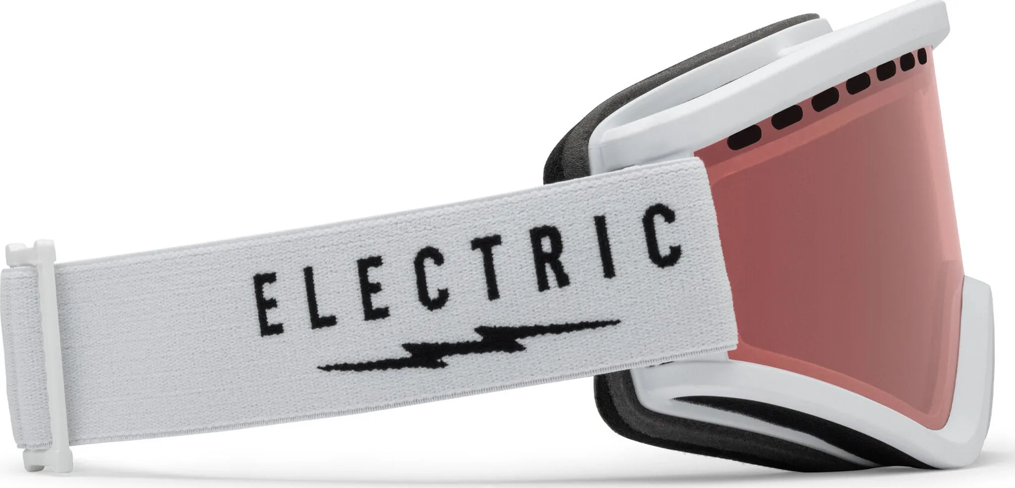 EGV Goggles - Matte White - Rose Lens|-|Lunettes de ski EGV - Blanc mat - Lentille rose sold by Altitude Sports product image thumbnail 4