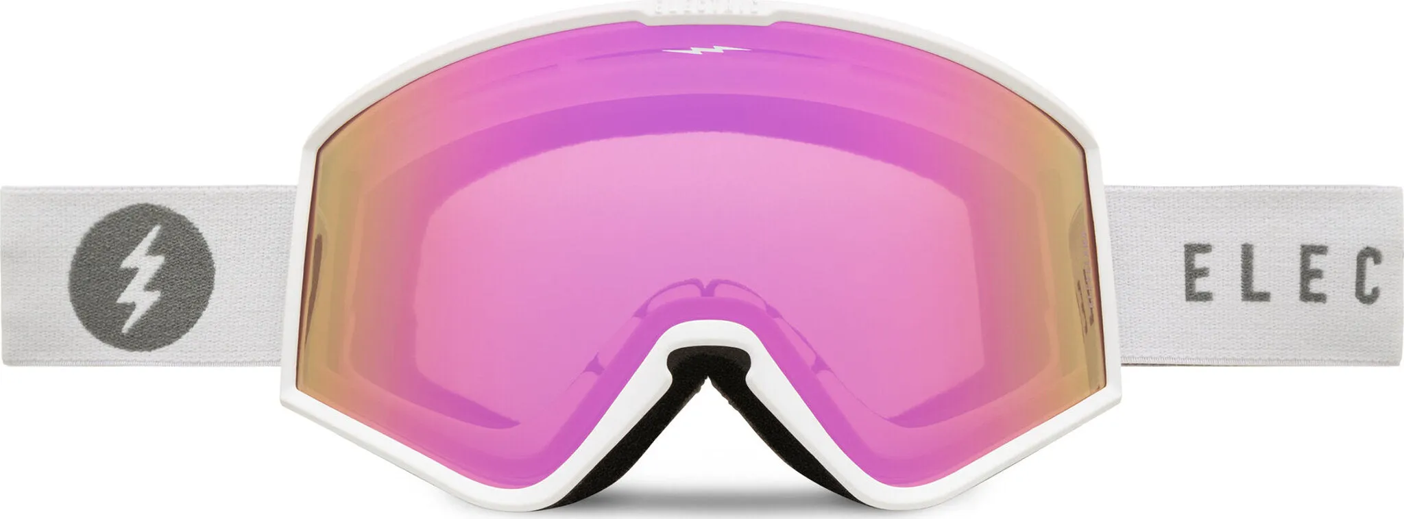 Kleveland Goggles - Matte White Frame - Pink Chrome Lens - With bonus lens|-|Lunettes de ski Kleveland - Blanc Matte White - Lentille Pink Chrome - avec lentille supplémentaire sold by Altitude Sports product image thumbnail 4