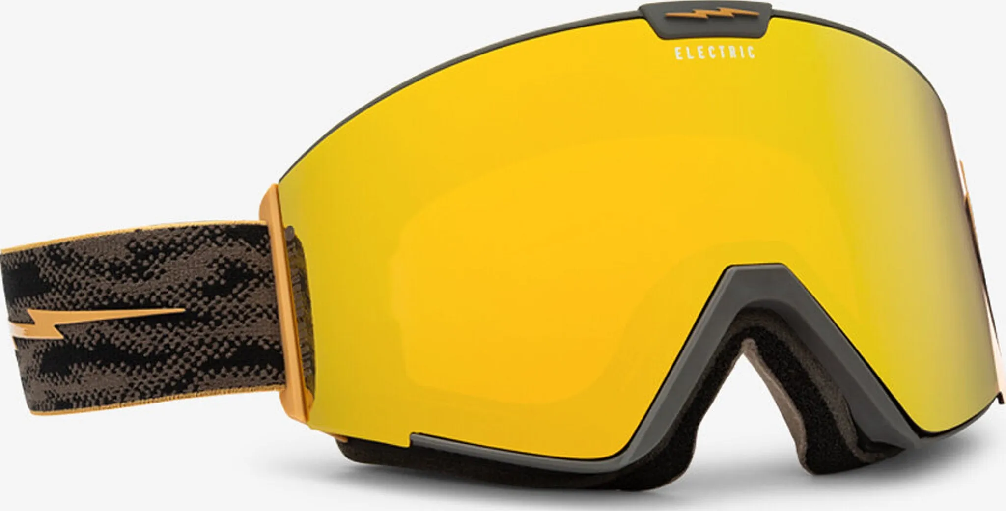 Kabru Goggles - Fog Black Gold Frame - Auburn Gold Lens - With bonus lens|-|Lunettes de ski Kabru - Monture Fog Black Gold - Lentille Auburn Gold - avec lentille supplémentaire sold by Altitude Sports