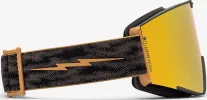 Kabru Goggles - Fog Black Gold Frame - Auburn Gold Lens - With bonus lens|-|Lunettes de ski Kabru - Monture Fog Black Gold - Lentille Auburn Gold - avec lentille supplémentaire sold by Altitude Sports