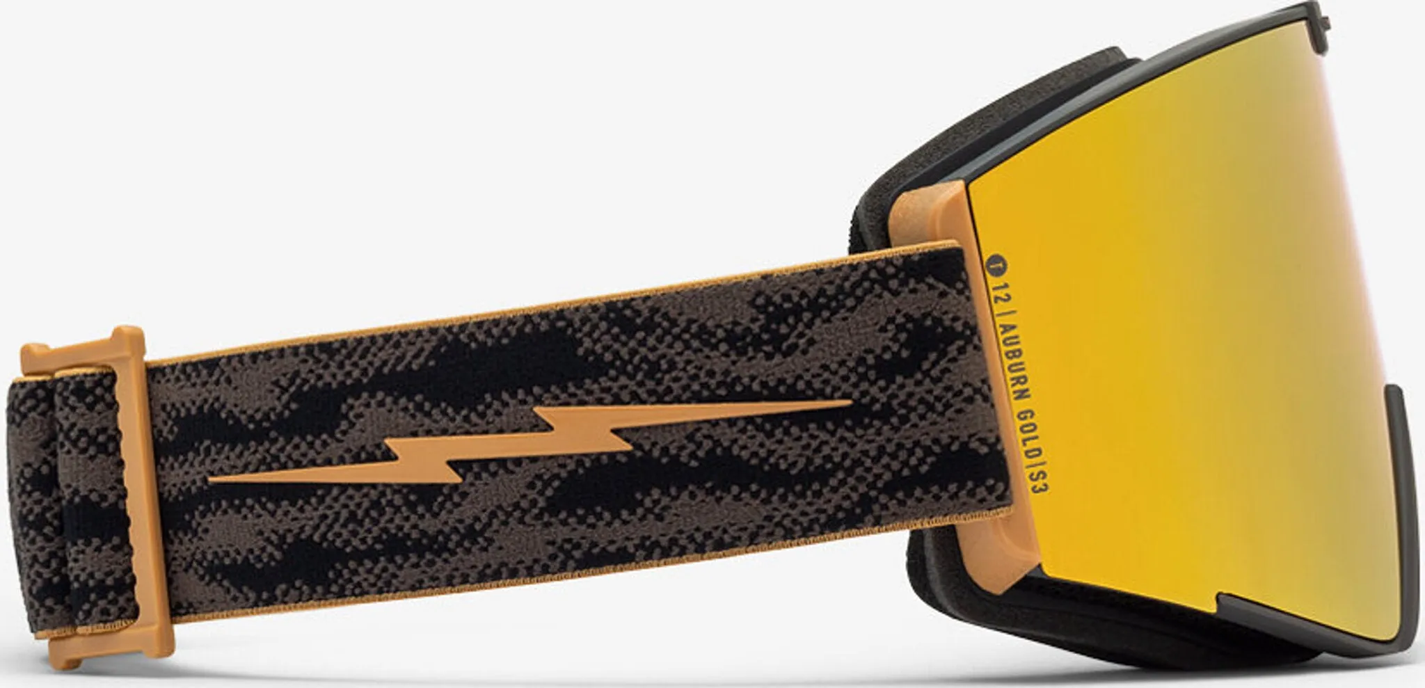 Kabru Goggles - Fog Black Gold Frame - Auburn Gold Lens - With bonus lens|-|Lunettes de ski Kabru - Monture Fog Black Gold - Lentille Auburn Gold - avec lentille supplémentaire sold by Altitude Sports product image thumbnail 2