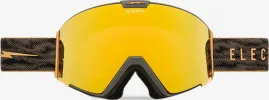 Kabru Goggles - Fog Black Gold Frame - Auburn Gold Lens - With bonus lens|-|Lunettes de ski Kabru - Monture Fog Black Gold - Lentille Auburn Gold - avec lentille supplémentaire sold by Altitude Sports