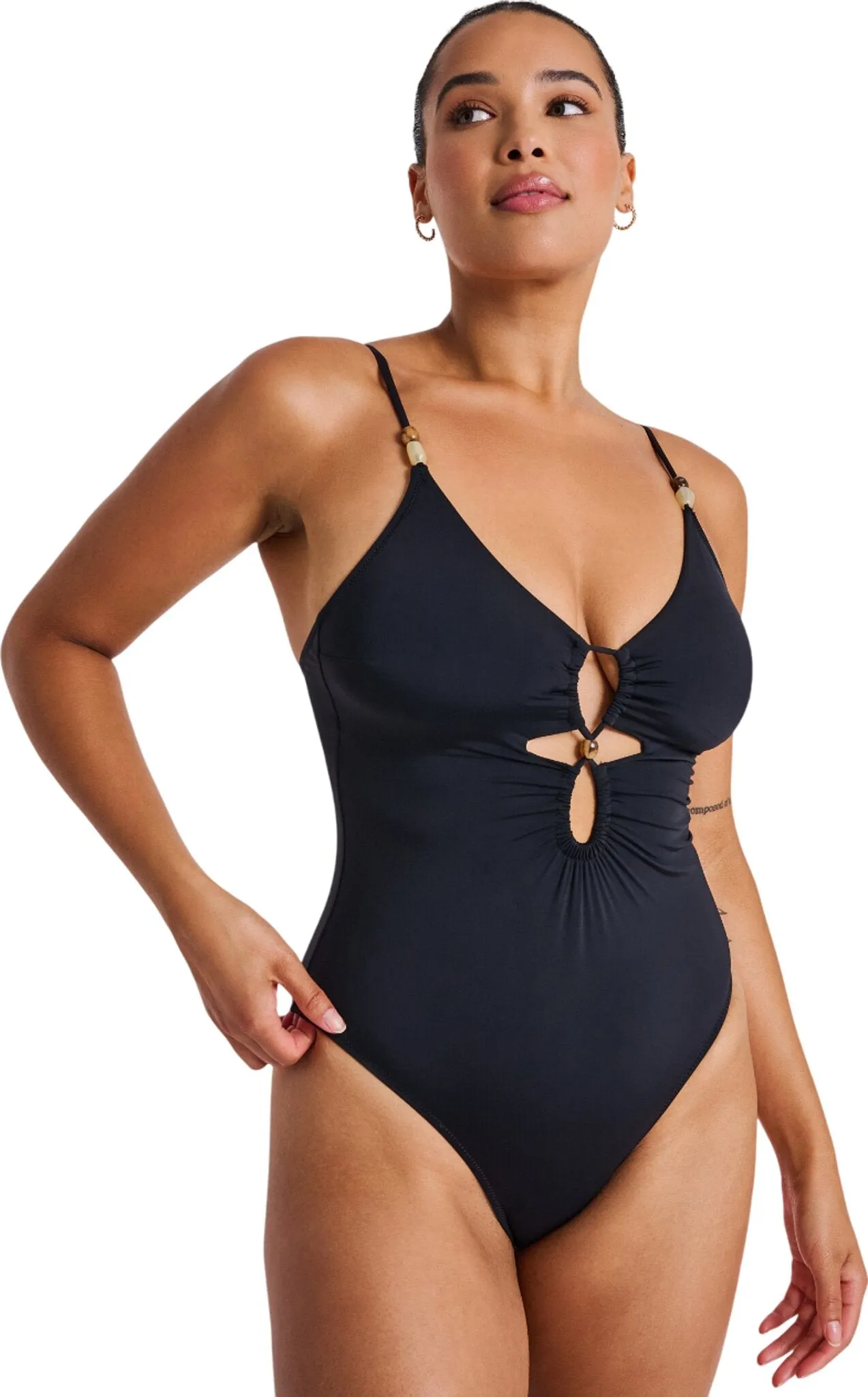 Cutout Cami One-Piece Swimsuit - Women's|-|Maillot de bain une pièce Cutout Cami - Femme sold by Altitude Sports product image thumbnail 3
