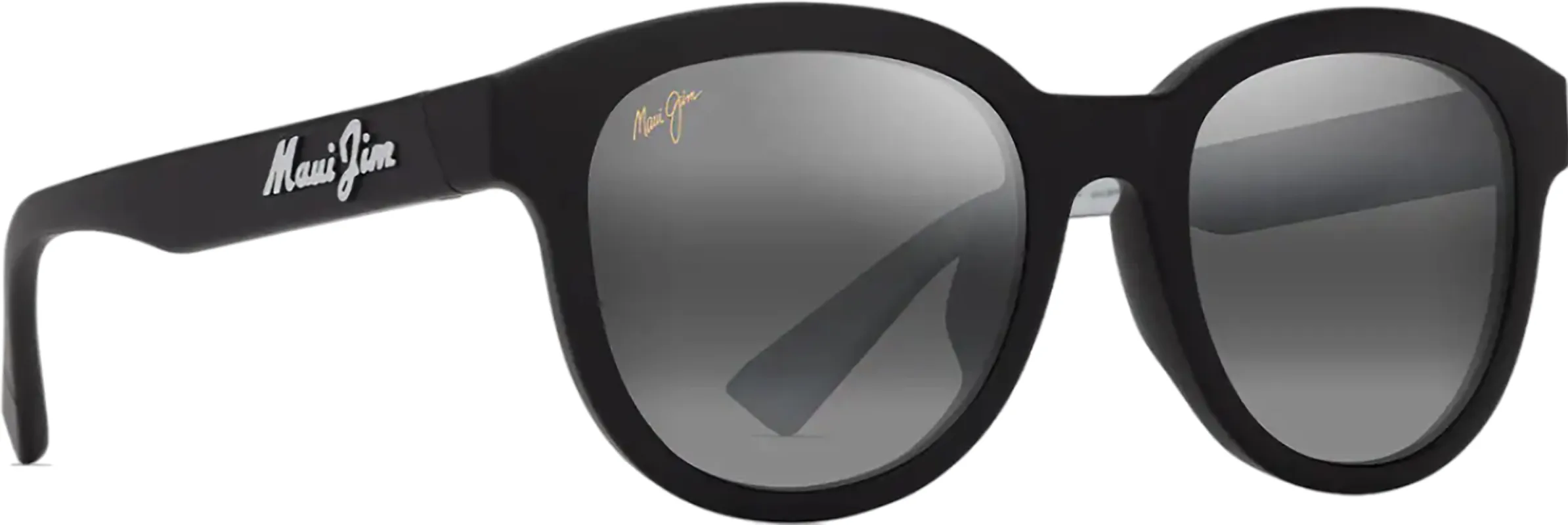 Ihupani Asian Fit Polarised Sunglasses - Matte Black - Neutral Grey Lens|-|Lunettes de soleil polarisées Ihupani Asian Fit - Matte Black - Verres Neutral Grey made by Maui Jim