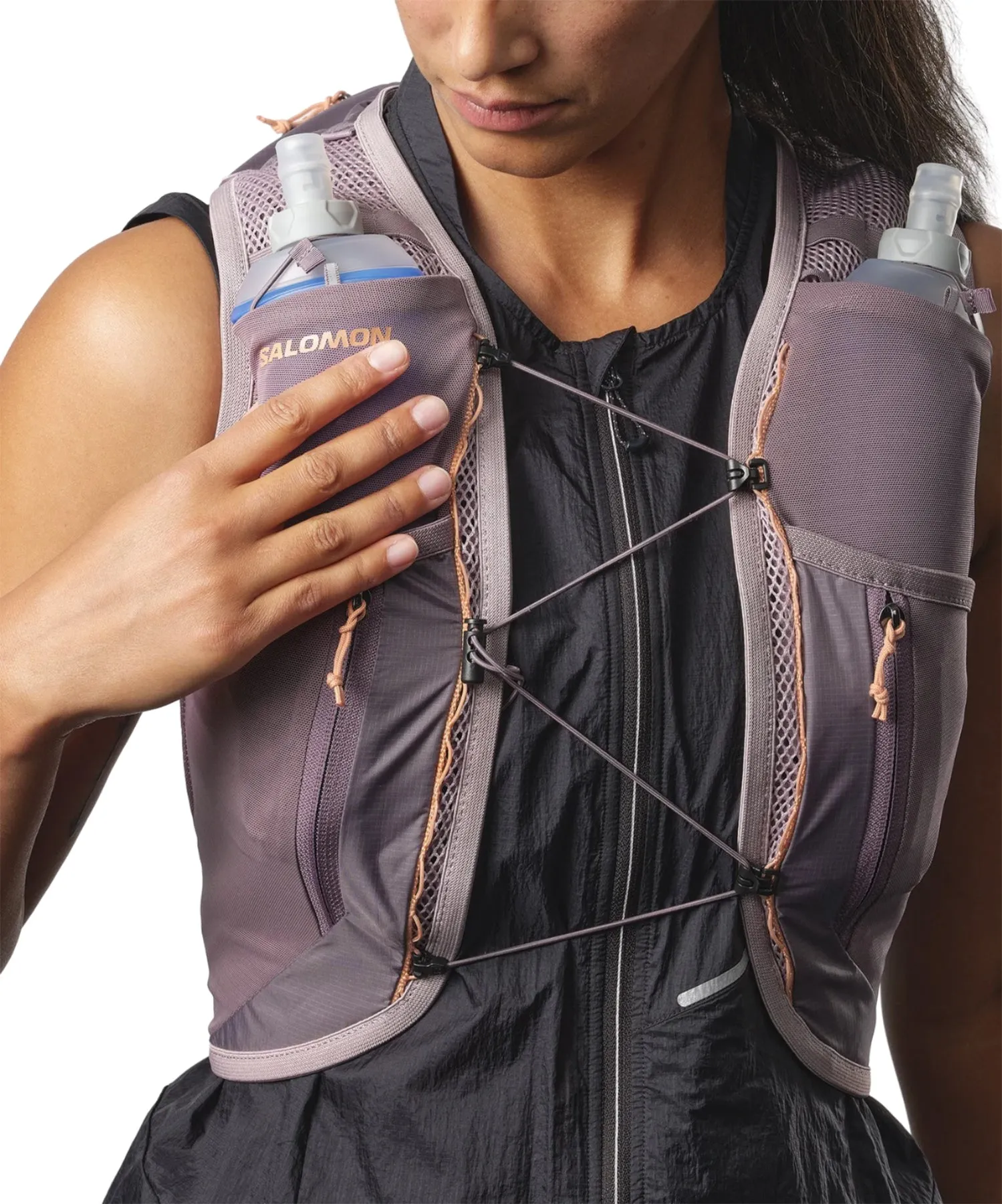 Active Skin Running Vest with Flasks 12L - Women's|-|Veste de course avec flasques Active Skin 12L - Femme sold by Altitude Sports product image thumbnail 5