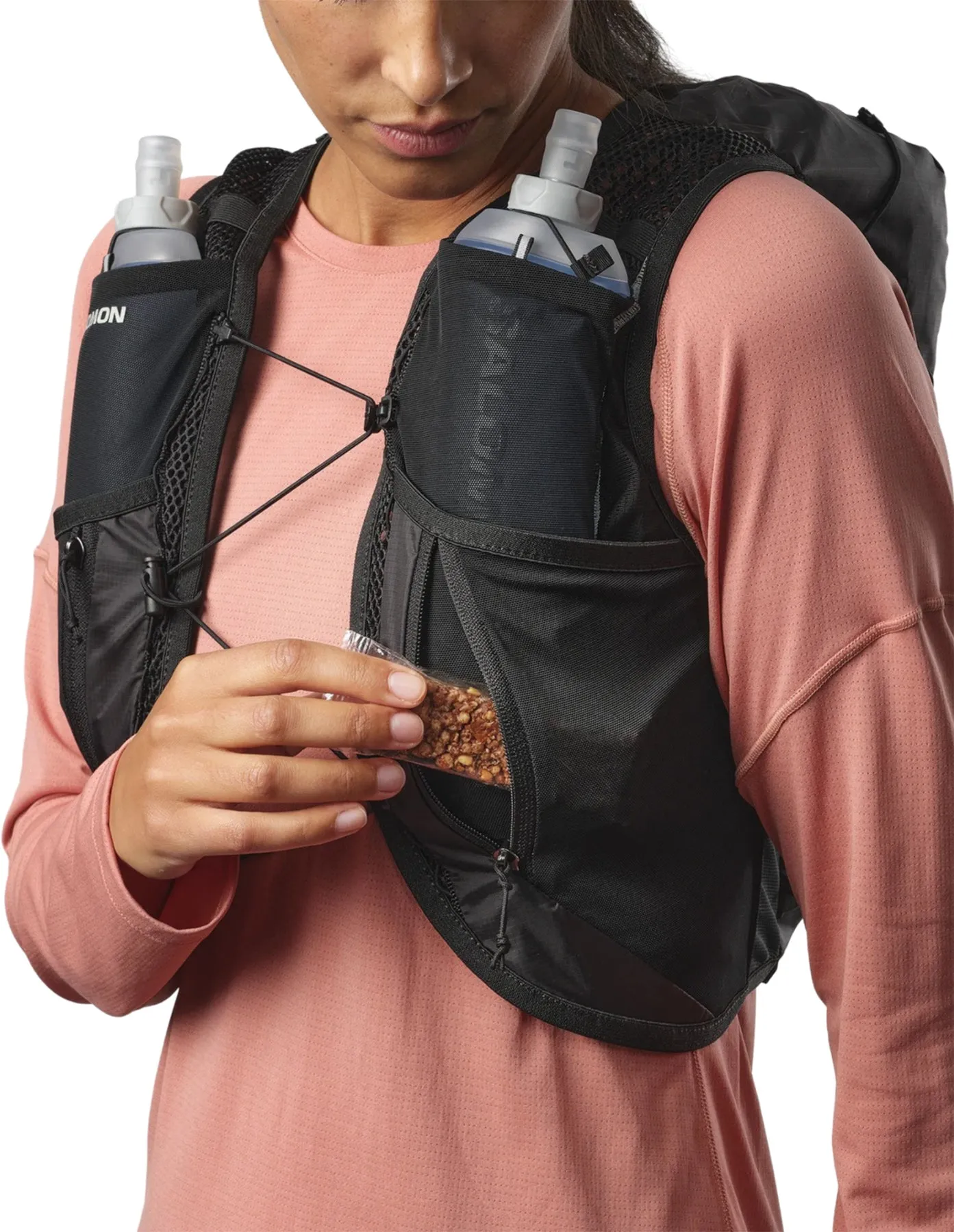 Active Skin Running Vest with Flasks 12L - Women's|-|Veste de course avec flasques Active Skin 12L - Femme sold by Altitude Sports product image thumbnail 3