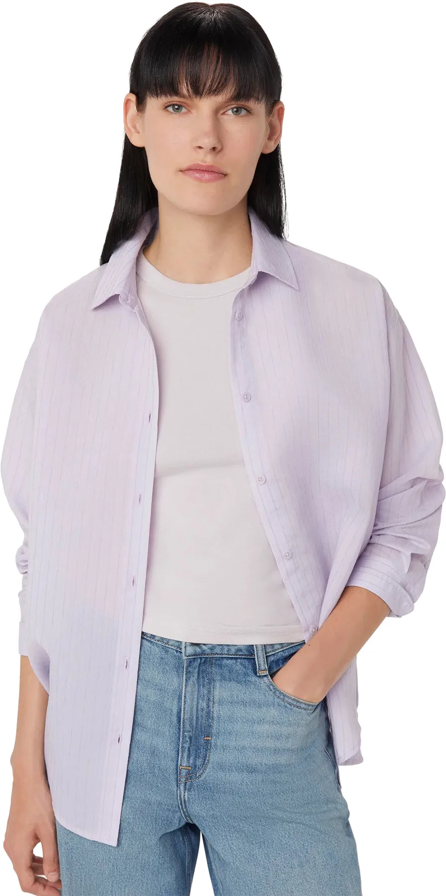 Textured Sheer Shirt - Women's|-|Chemise diaphane texturée - Femme sold by Altitude Sports product image thumbnail 4