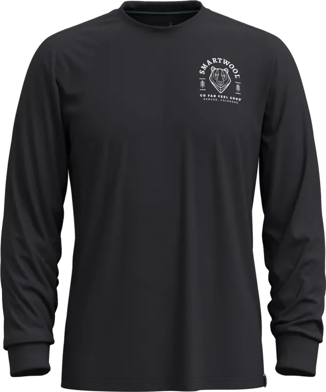 Bear Stare Graphic Long Sleeve T-Shirt - Unisex|-|T-shirt à manches longues imprimé Bear Stare - Unisexe sold by Altitude Sports