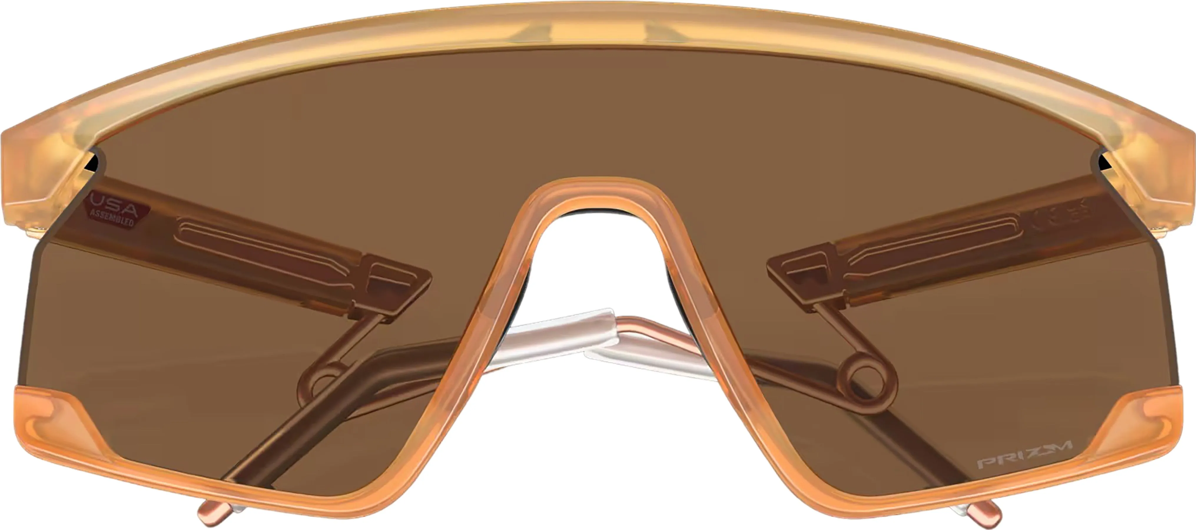 BXTR Metal Sunglasses - Matte Transparent Light Curry - Prizm Bronze Lens - Unisex|-|Lunettes de soleil BXTR Metal - Matte Transparent Light Curry - Verres Prizm Bronze - Unisexe sold by Altitude Sports product image thumbnail 3