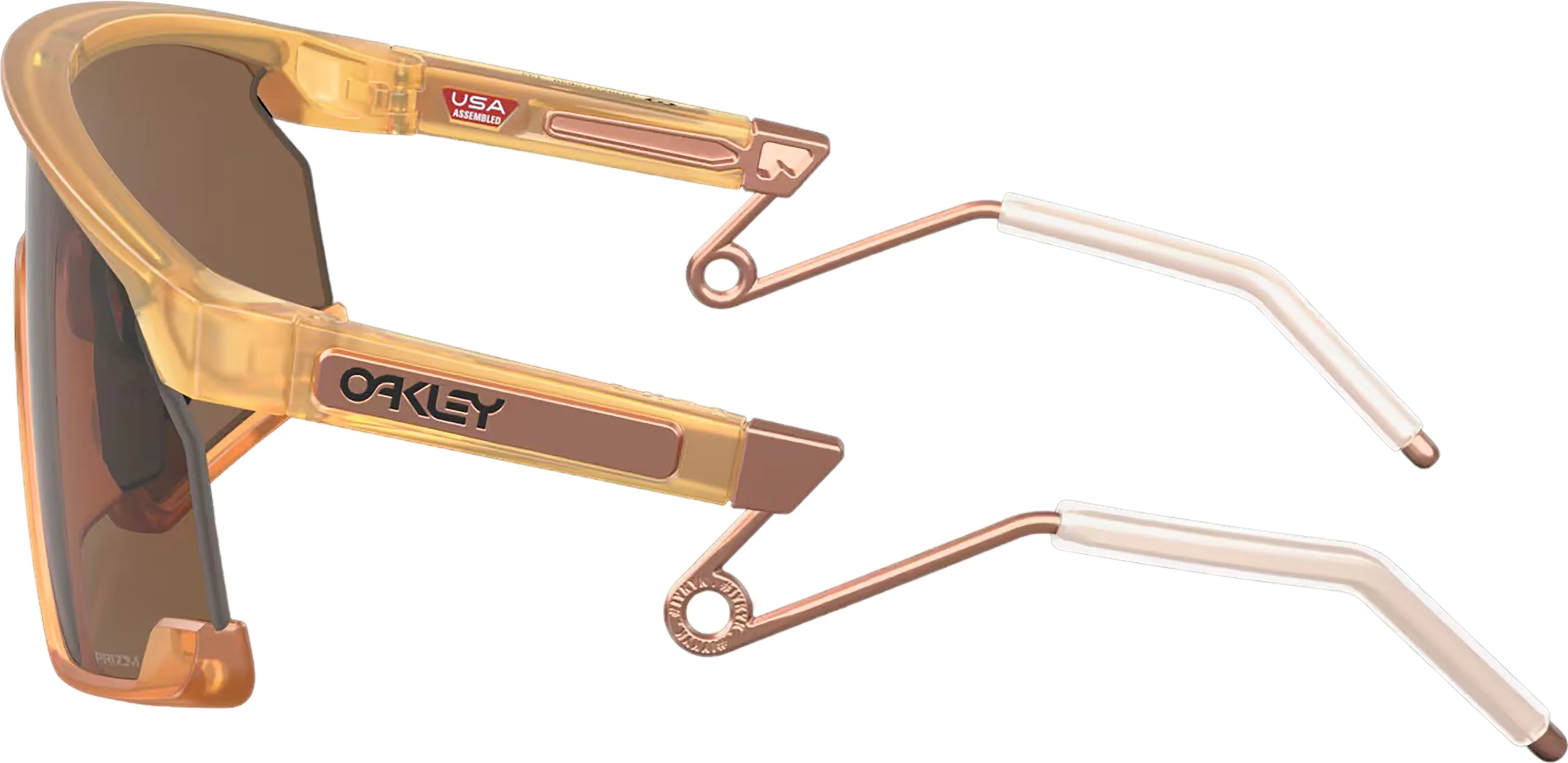 BXTR Metal Sunglasses - Matte Transparent Light Curry - Prizm Bronze Lens - Unisex|-|Lunettes de soleil BXTR Metal - Matte Transparent Light Curry - Verres Prizm Bronze - Unisexe sold by Altitude Sports product image thumbnail 4