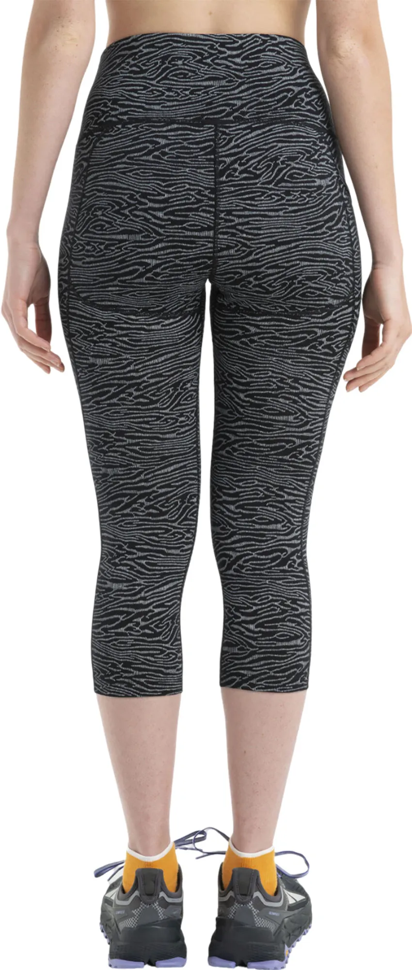 Merino Fastray High Rise 3/4 Tights Topo Lines - Women's|-|Collant 3/4 taille haute Fastray en mérinos Topo Lines - Femme sold by Altitude Sports product image thumbnail 2