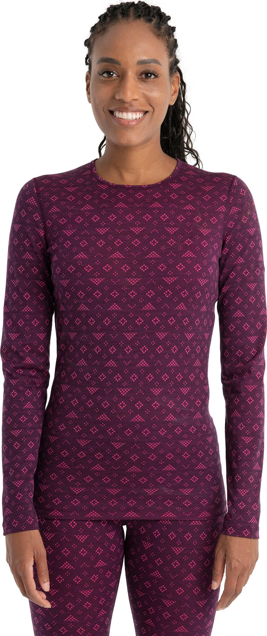 Merino 200 Oasis First Snow Long Sleeve Thermal Top - Women's|-|Haut thermique à manches longues Merino 200 Oasis First Snow - Femme sold by Altitude Sports