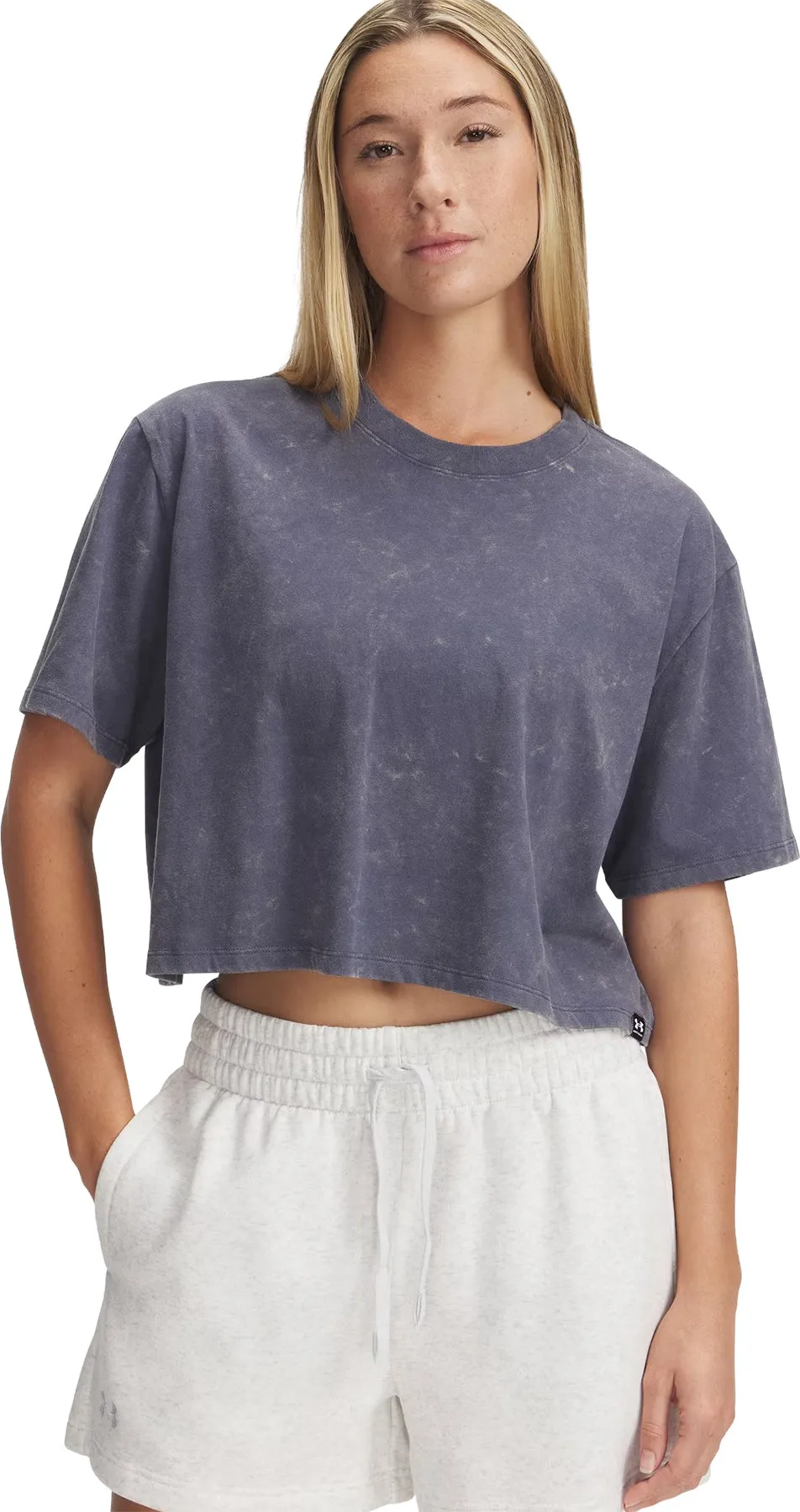 UA Rival Wash Short Sleeve T-Shirt - Women's|-|T-shirt à manches courtes délavé UA Rival- Femme sold by Altitude Sports