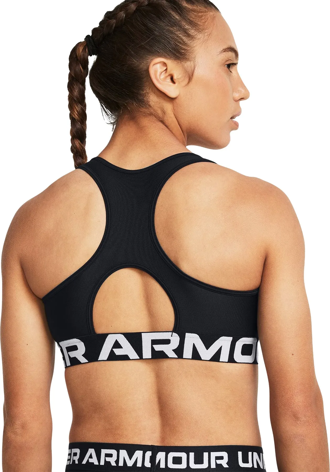 UA HeatGear Armour Mid Branded Sports Bra - Women's|-|Soutien-gorge de sport UA HeatGear Armour Mid Branded - Femme sold by Altitude Sports product image thumbnail 3