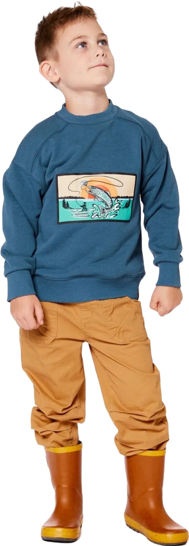 French Terry Pullover Sweatshirt - Big Boy|-|Chandail en molleton en éponge française - Grand garçon sold by Altitude Sports product image thumbnail 4